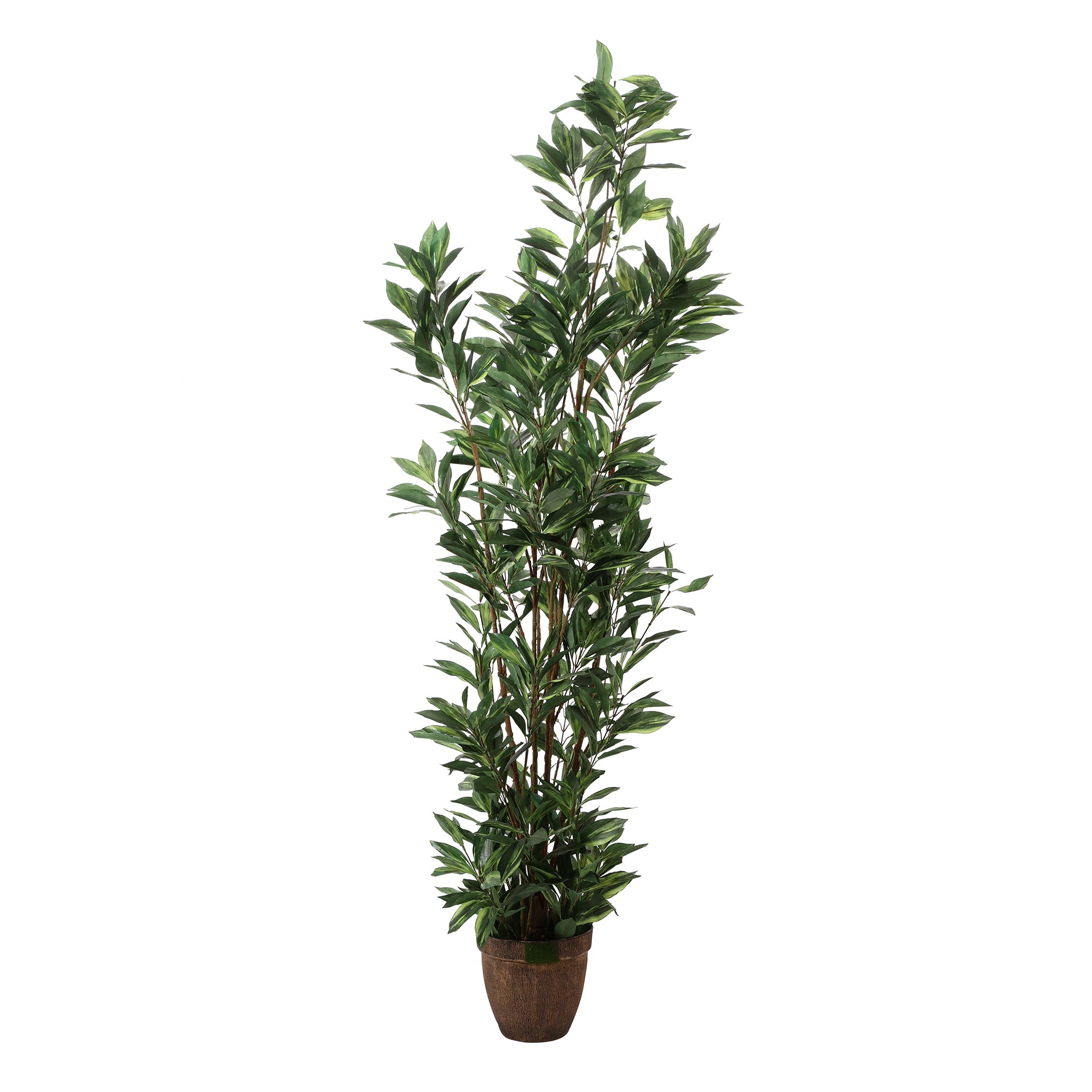 Green Dracaena Faux Plant with Pot (Tall)
