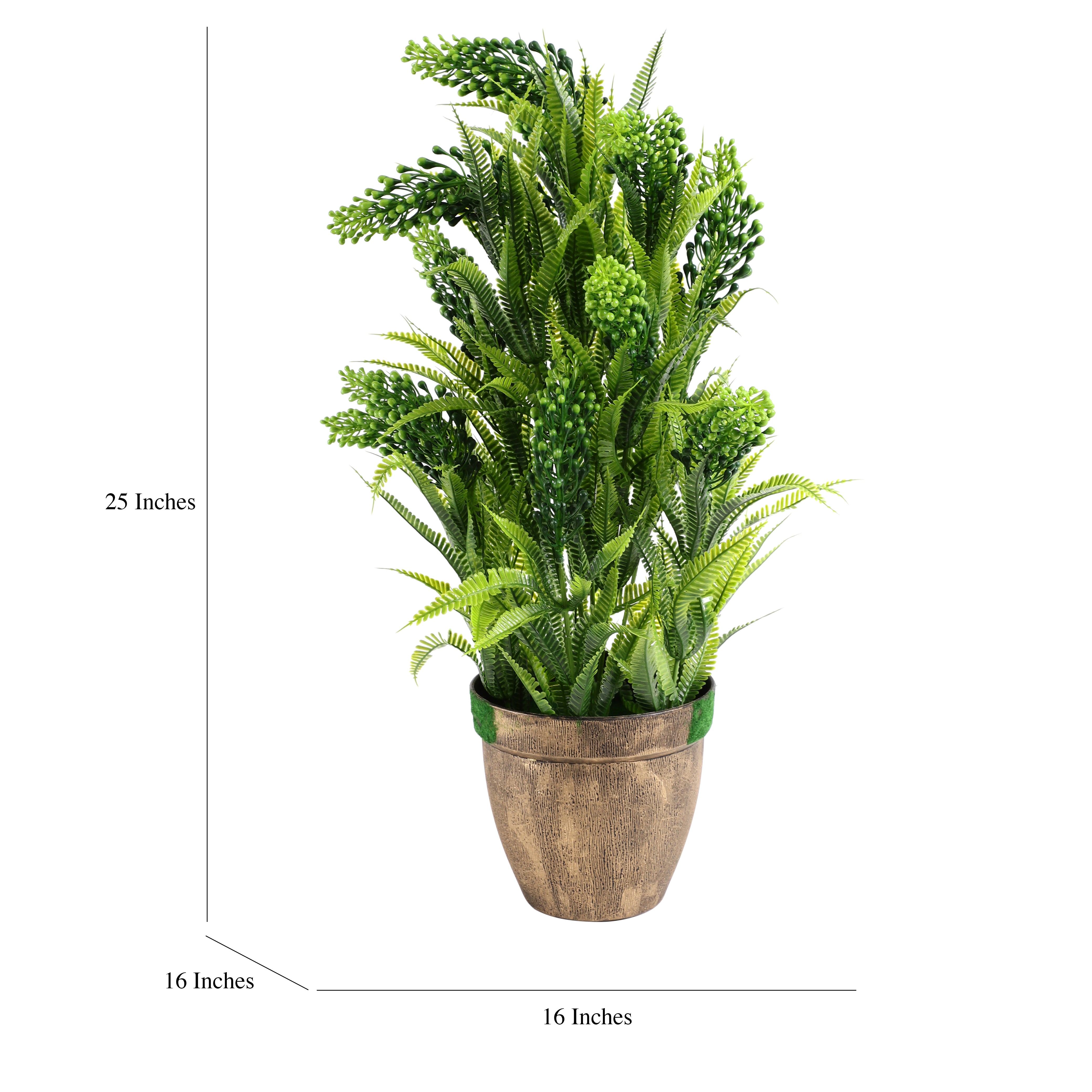 Fern Faux Plant - Green (Medium)