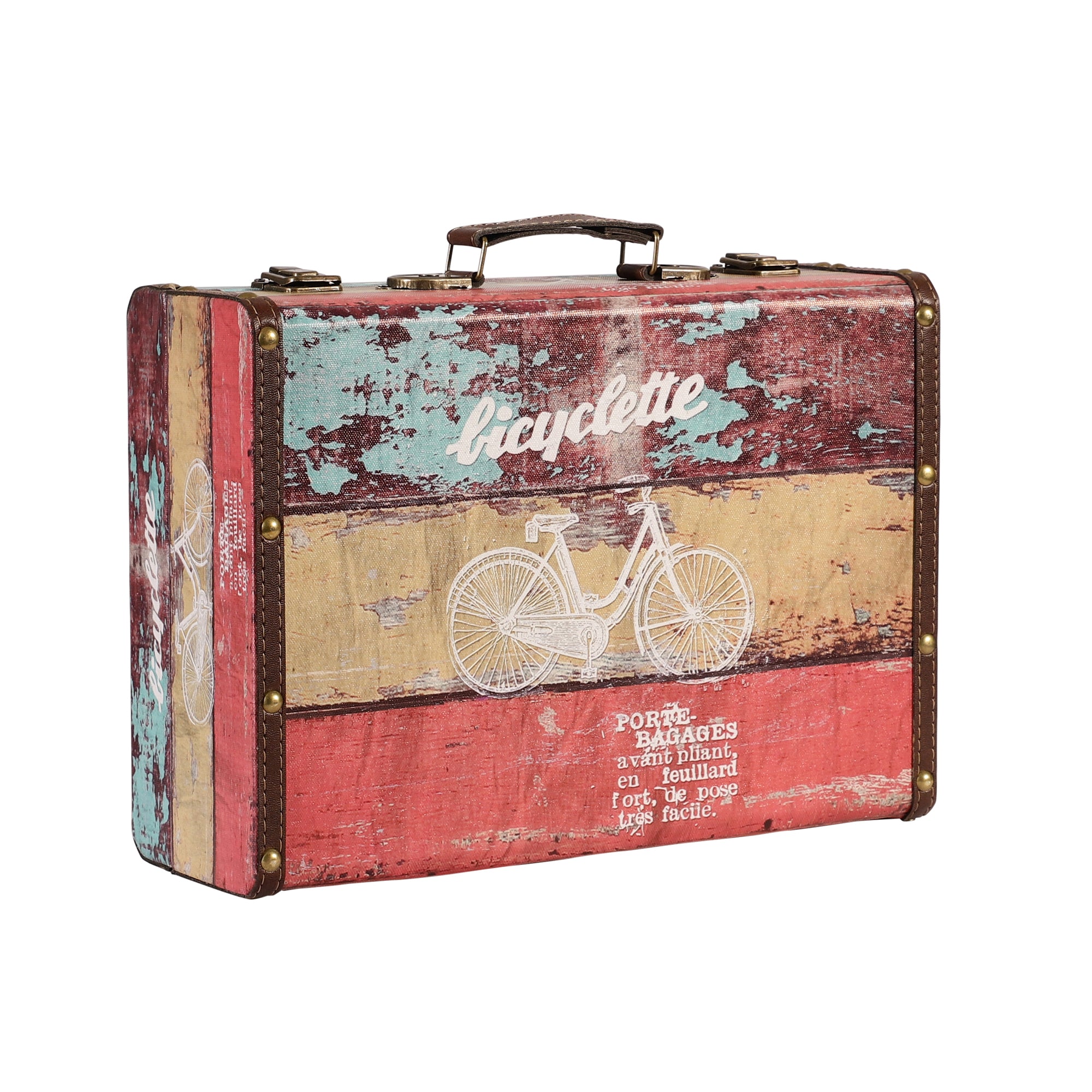 Bicycle Decorative Suitcase Set (Set of 3)