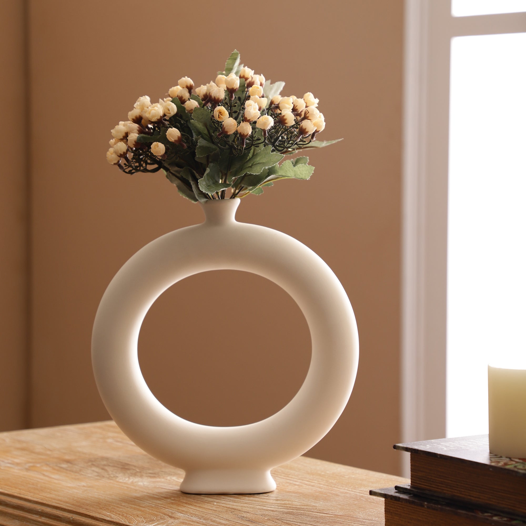 Ceramic Ring Vase (Large)