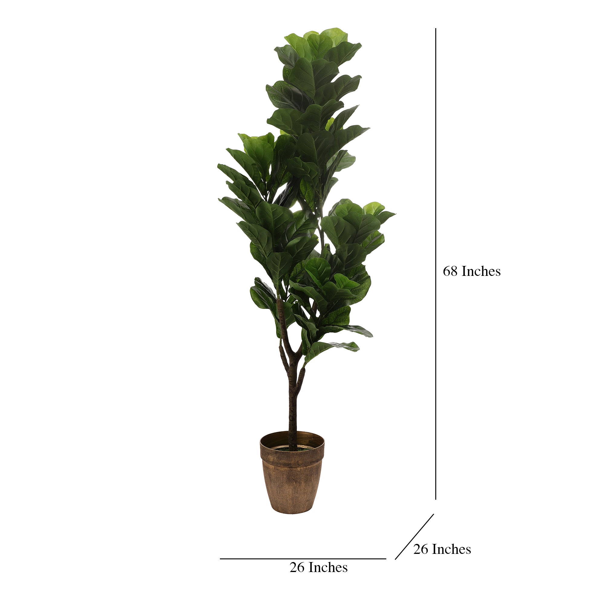 Fiddle Leaf Fig Faux Plant (Tall)