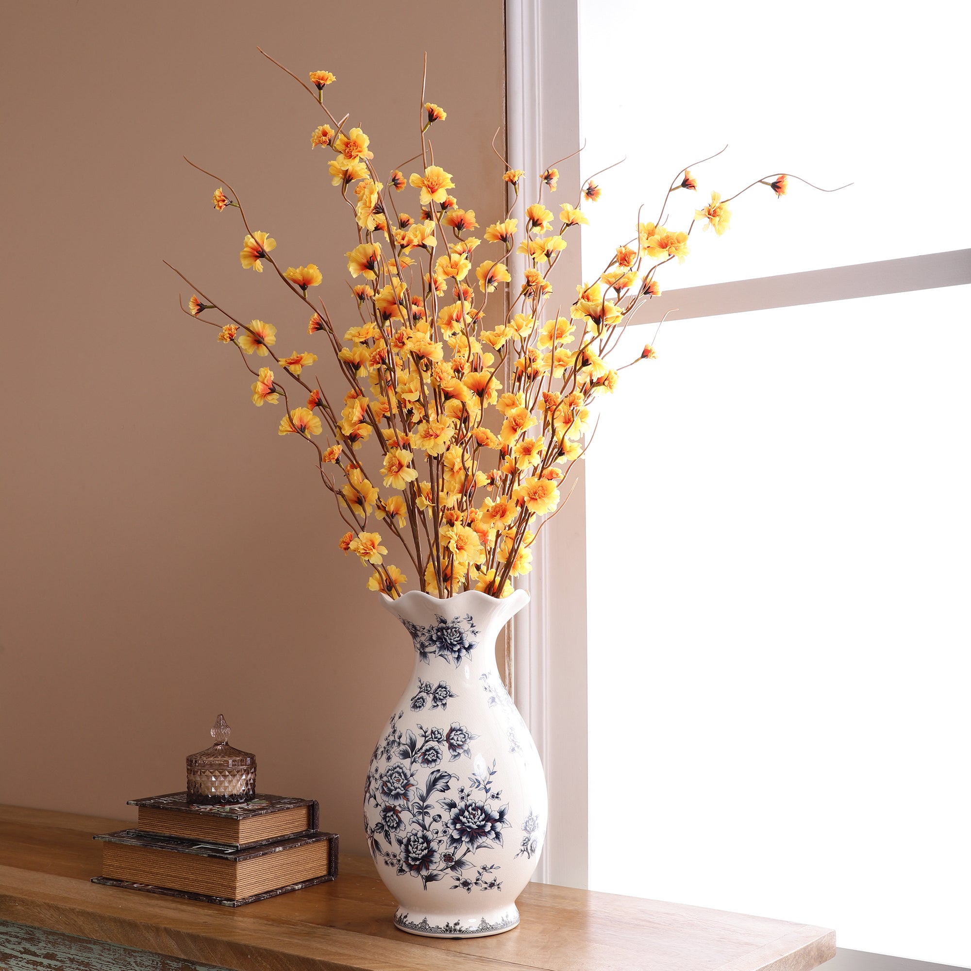 Delicate Yellow Cherry Blossom Stick (Single)