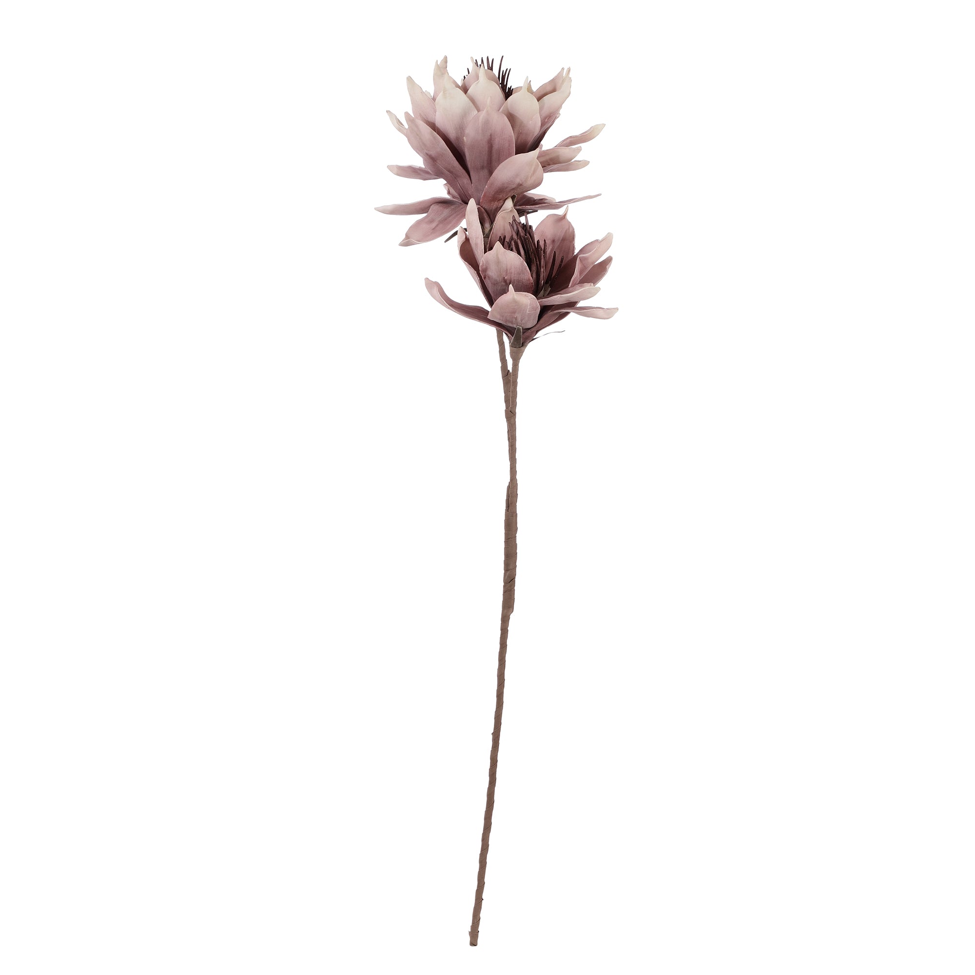 Pink Protea Faux Flower Stick (Single)