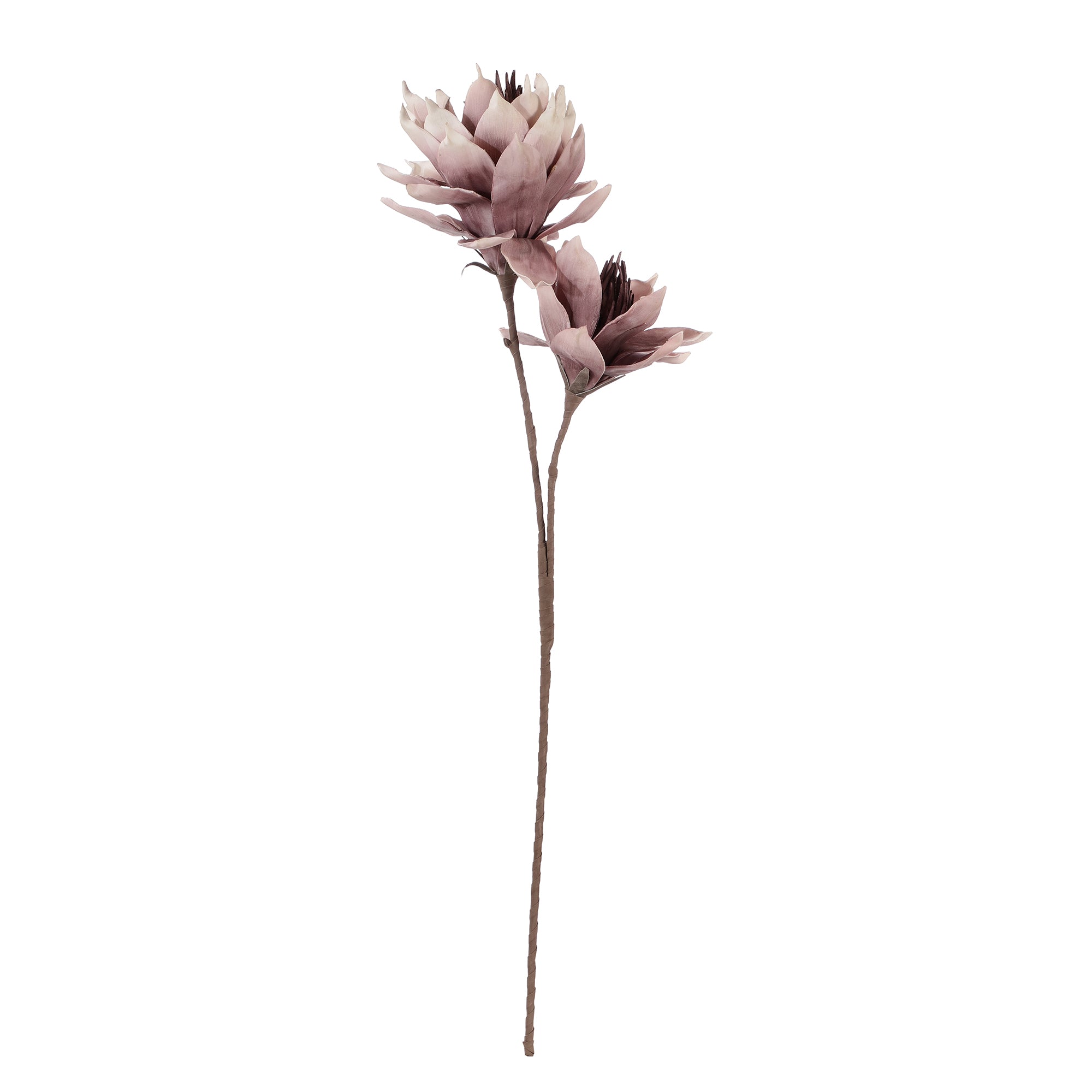 Pink Protea Faux Flower Stick (Single)