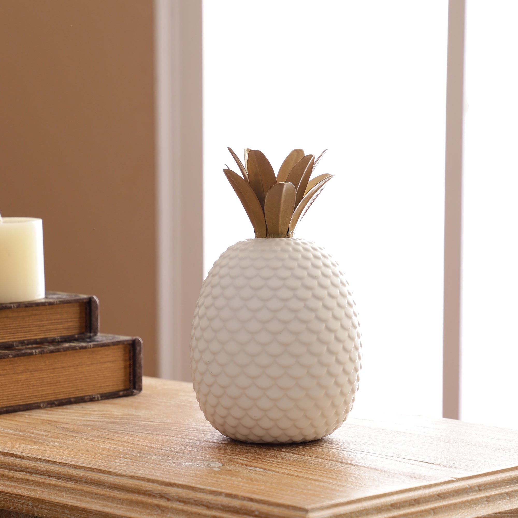 Ceramic White Pineapple