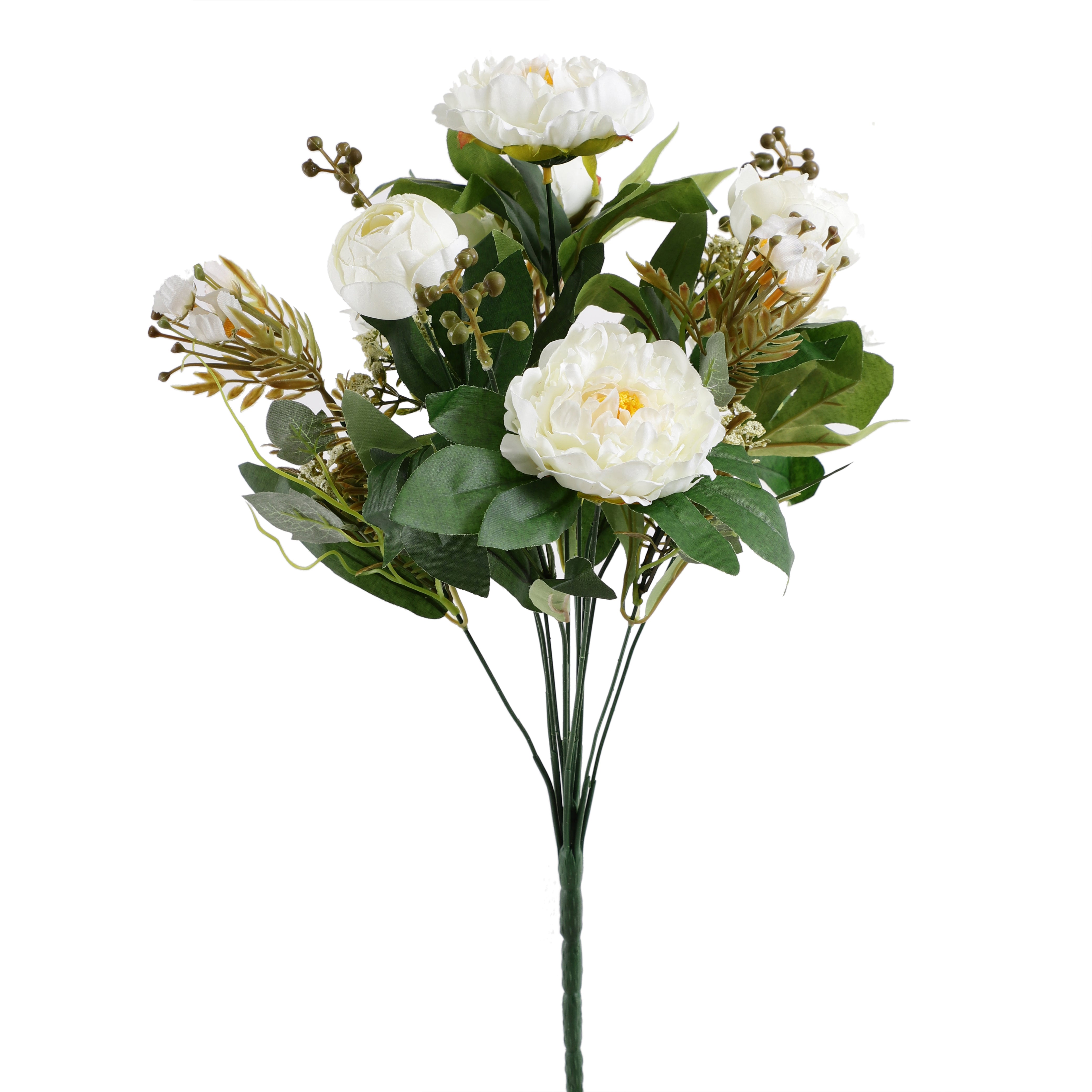 White Ranunculus Flower Bunch (Single)