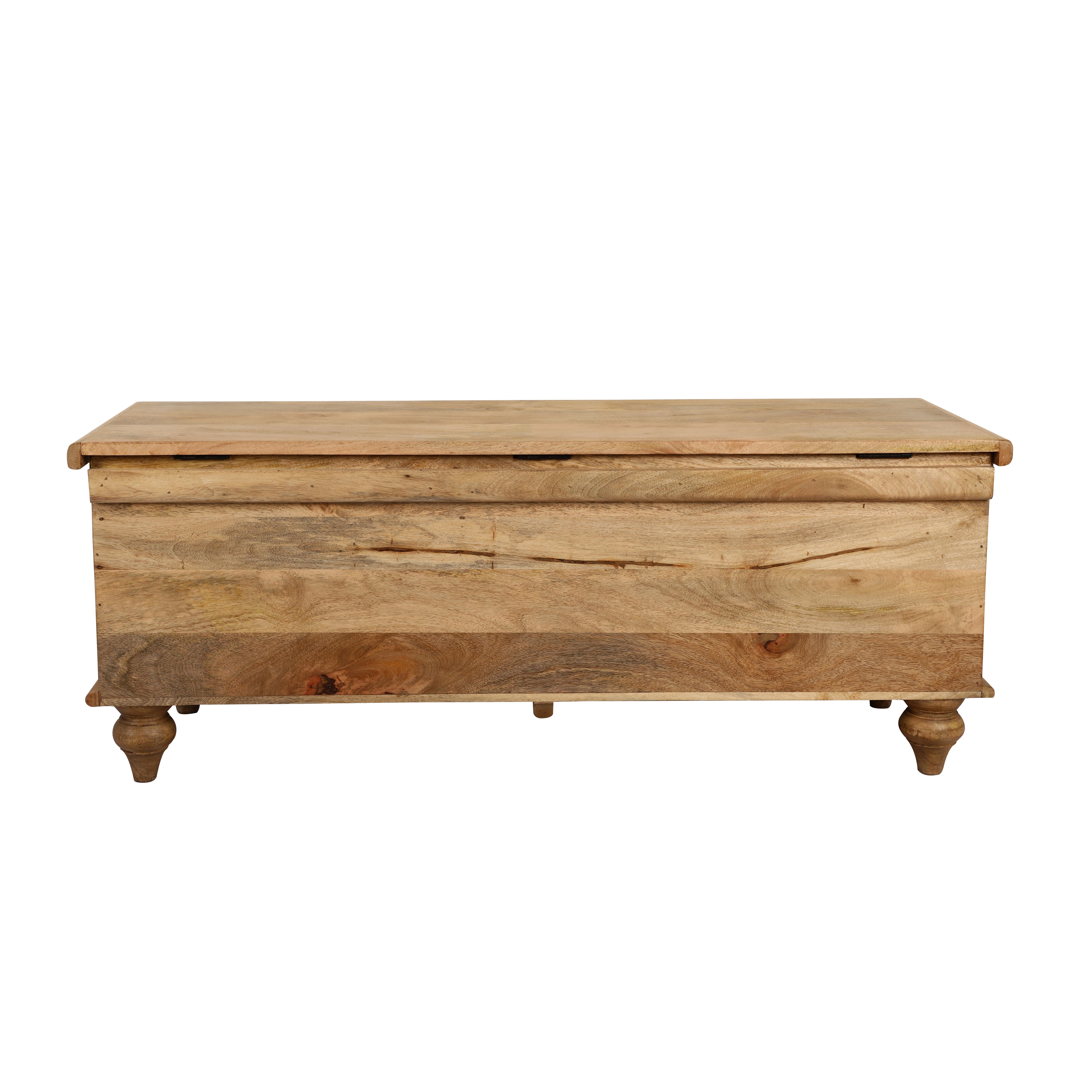 Wooden Storage Box/Bench (Black)