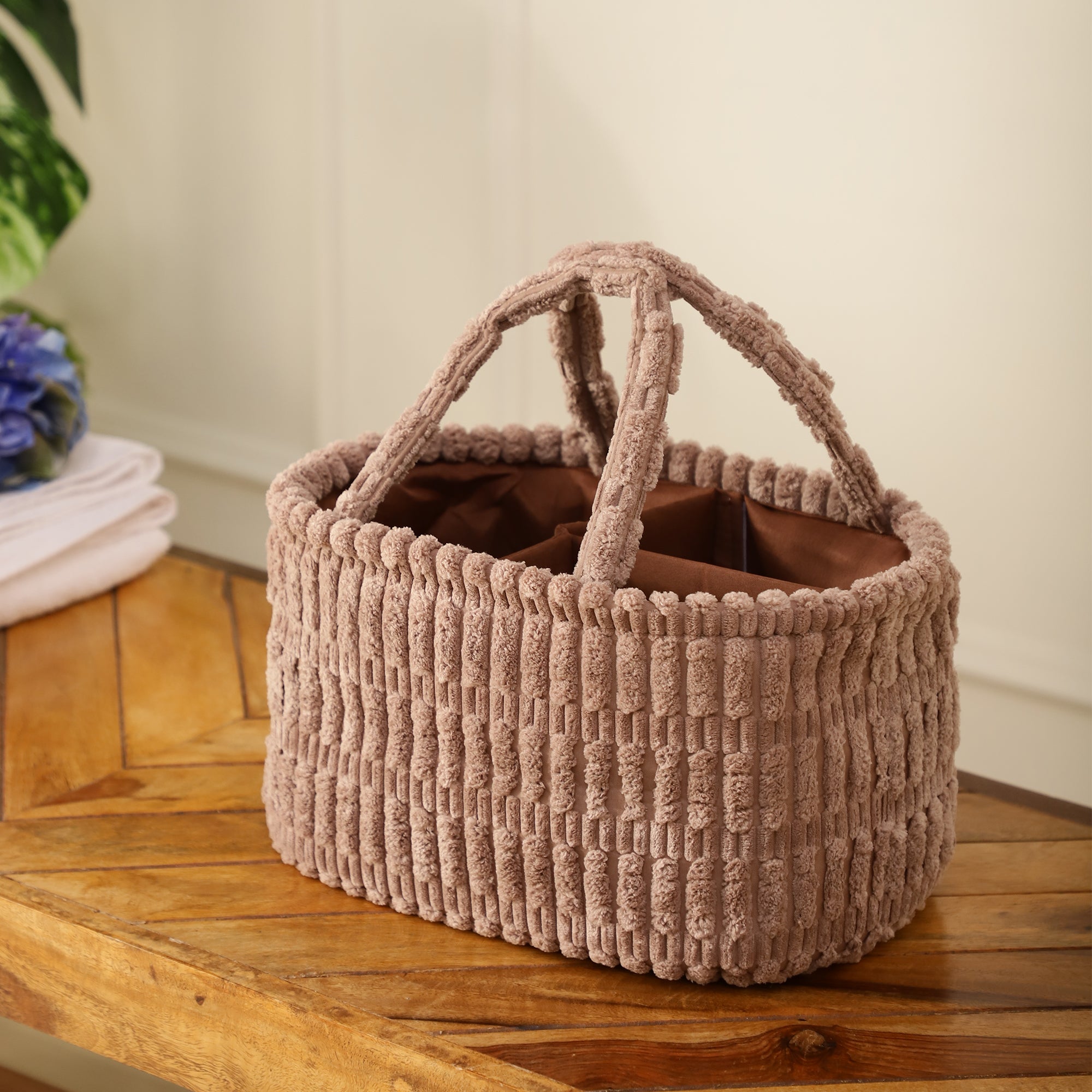 SuedeSlot Tote