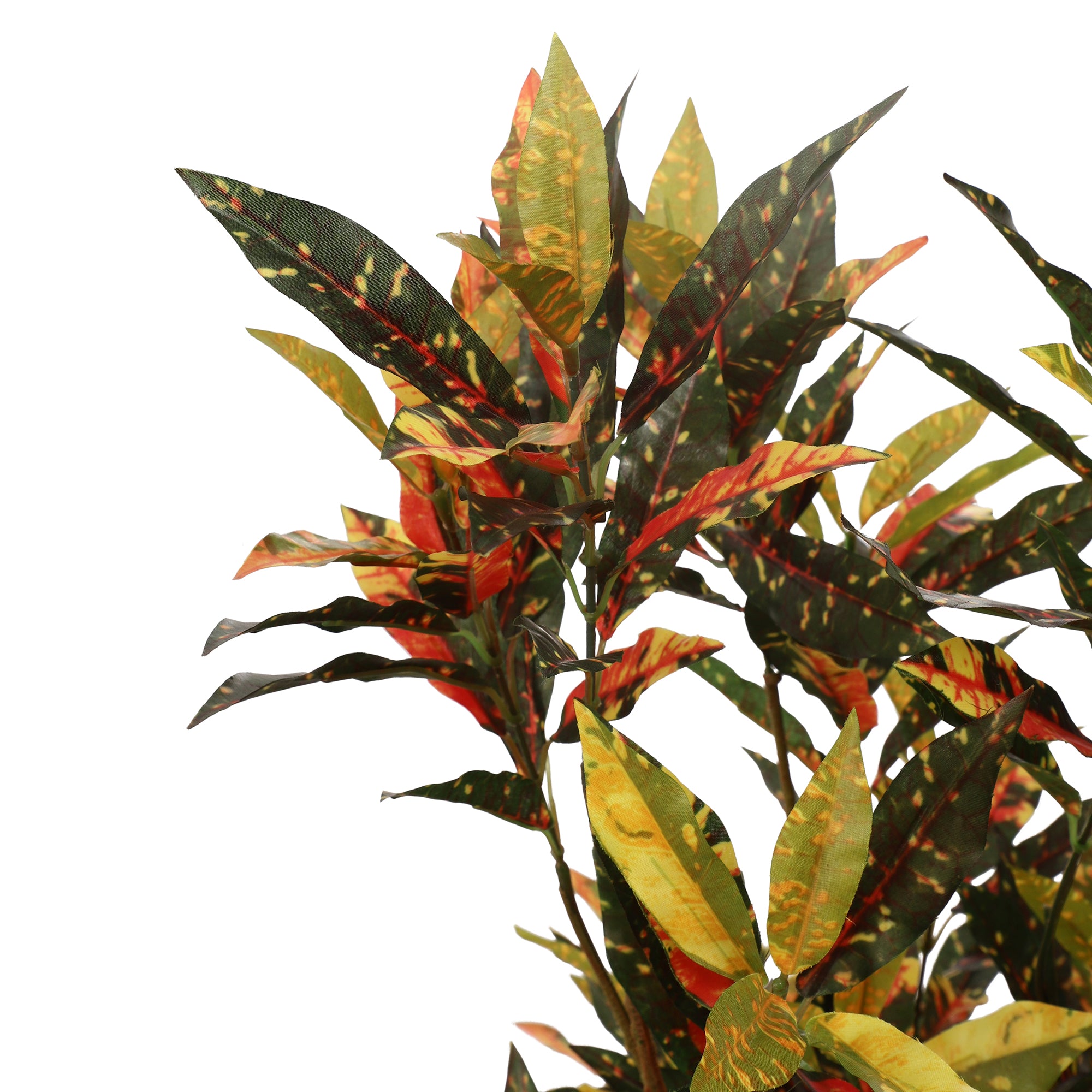 Spotted Croton Faux Plant