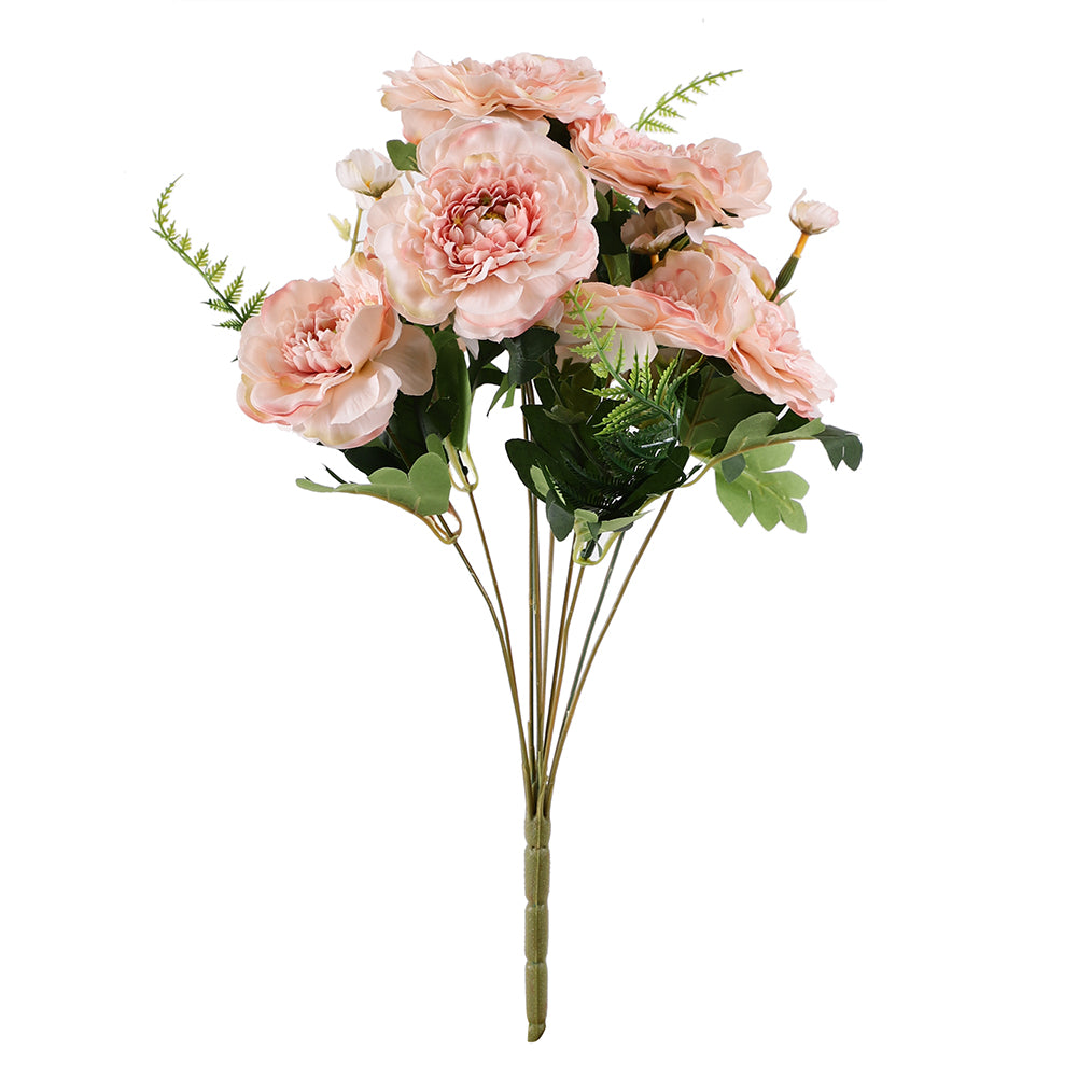 Blush Pink Ranunculus Fern Bunch (Single)