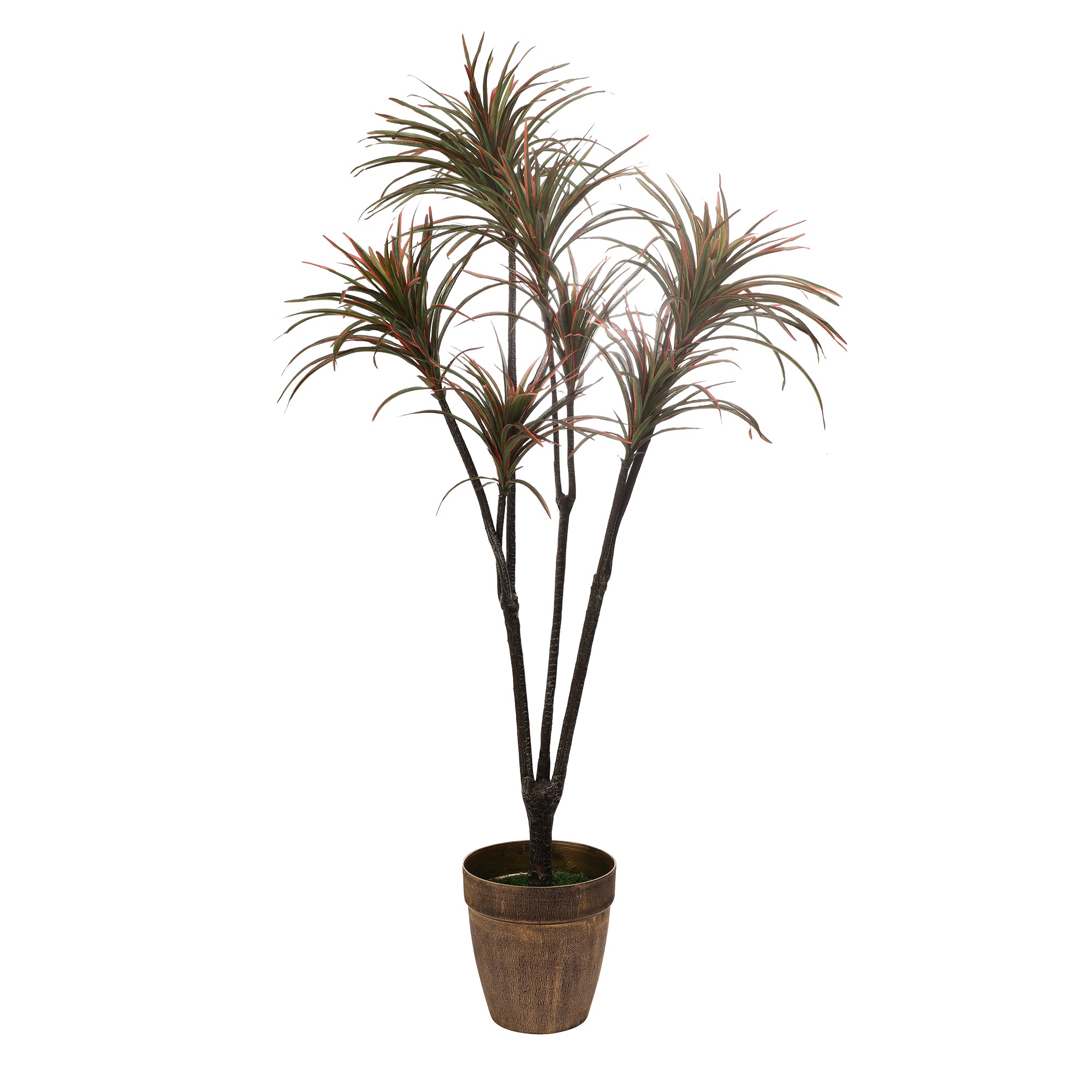 Yucca Faux Plant (Red/Green)