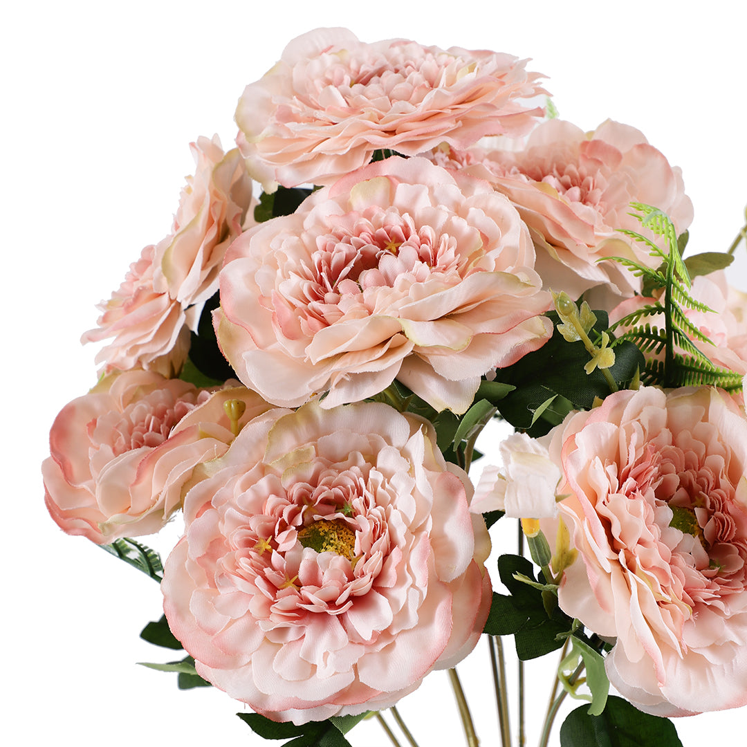 Blush Pink Ranunculus Fern Bunch (Single)