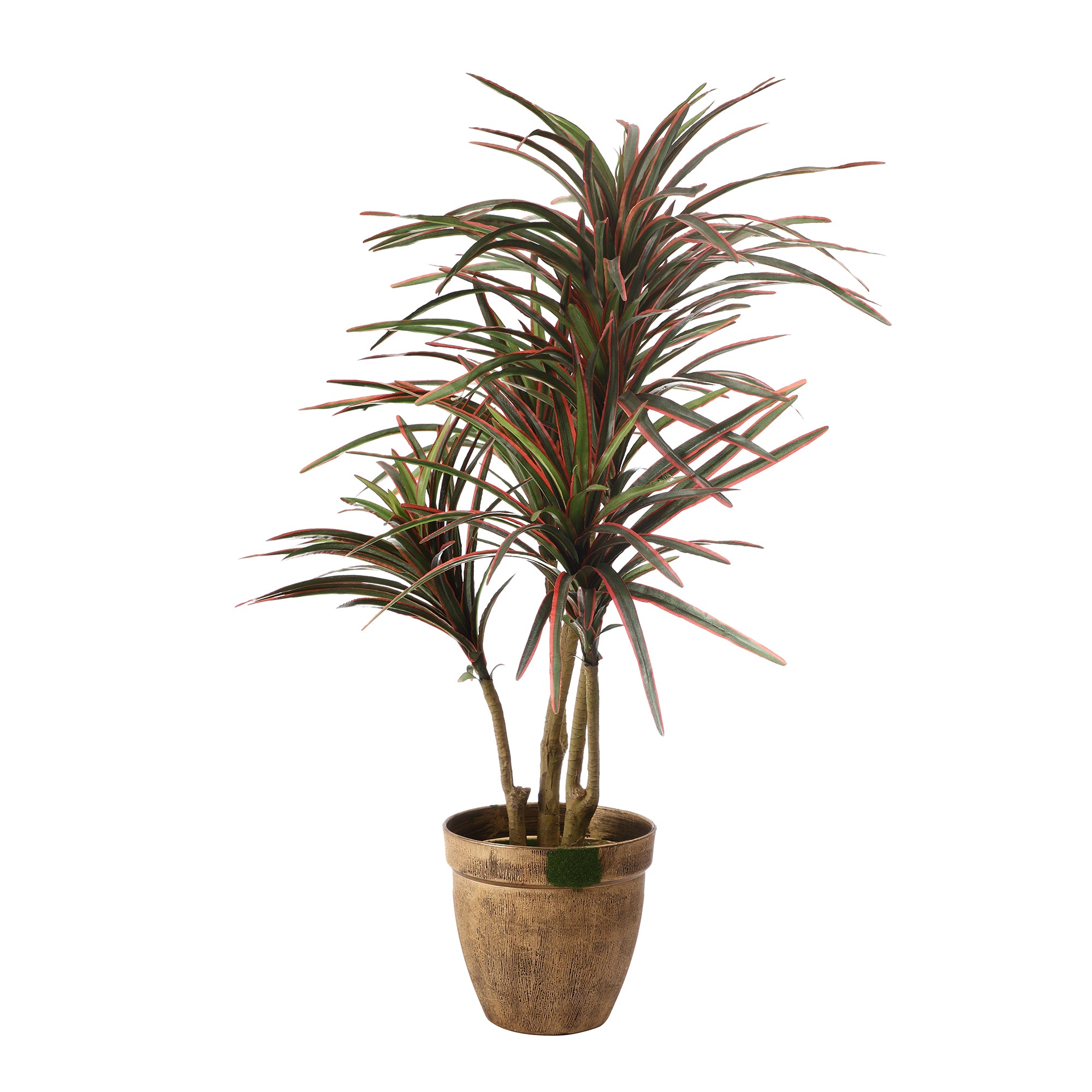 Yucca Faux Plant Red/Green