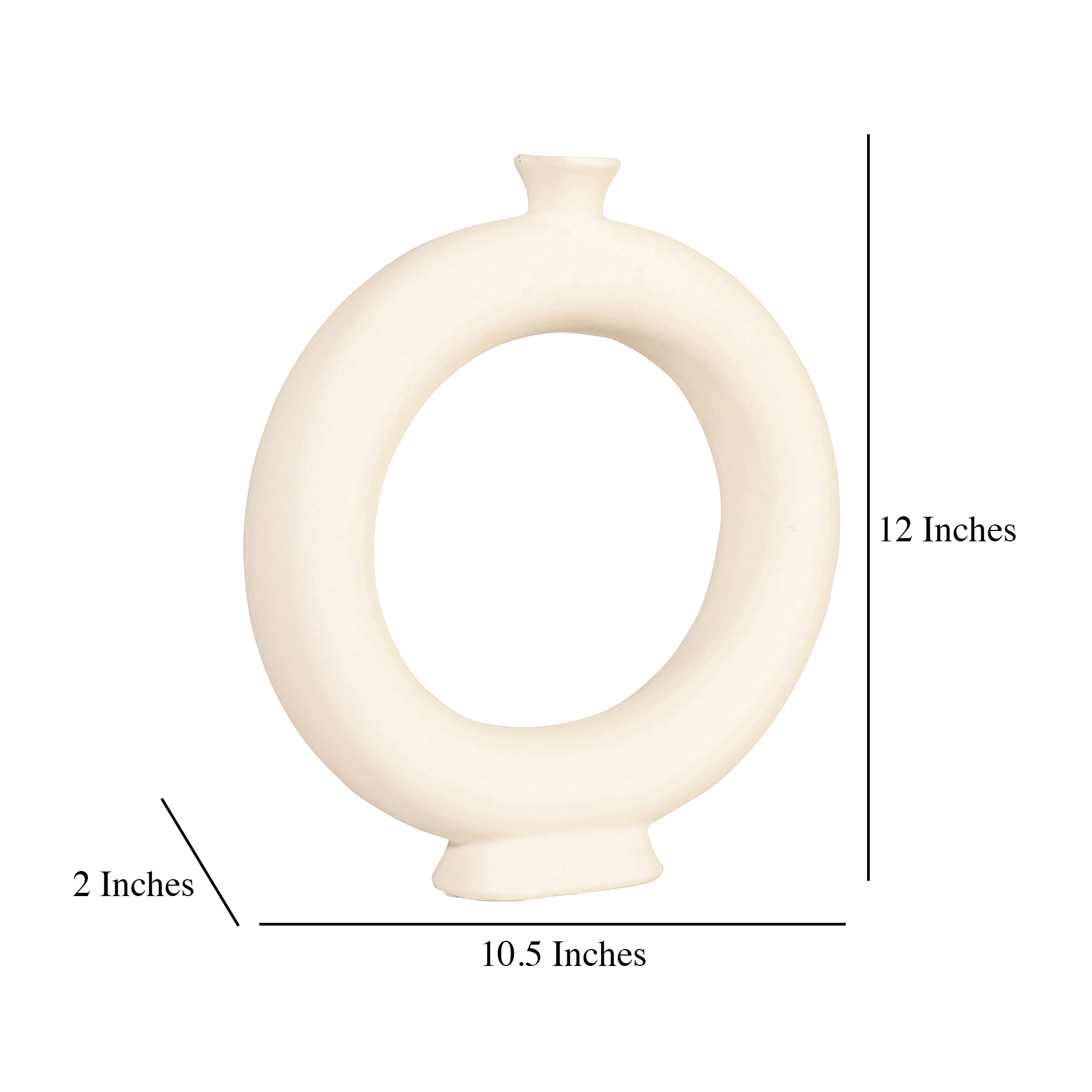 Ceramic Ring Vase (Large)