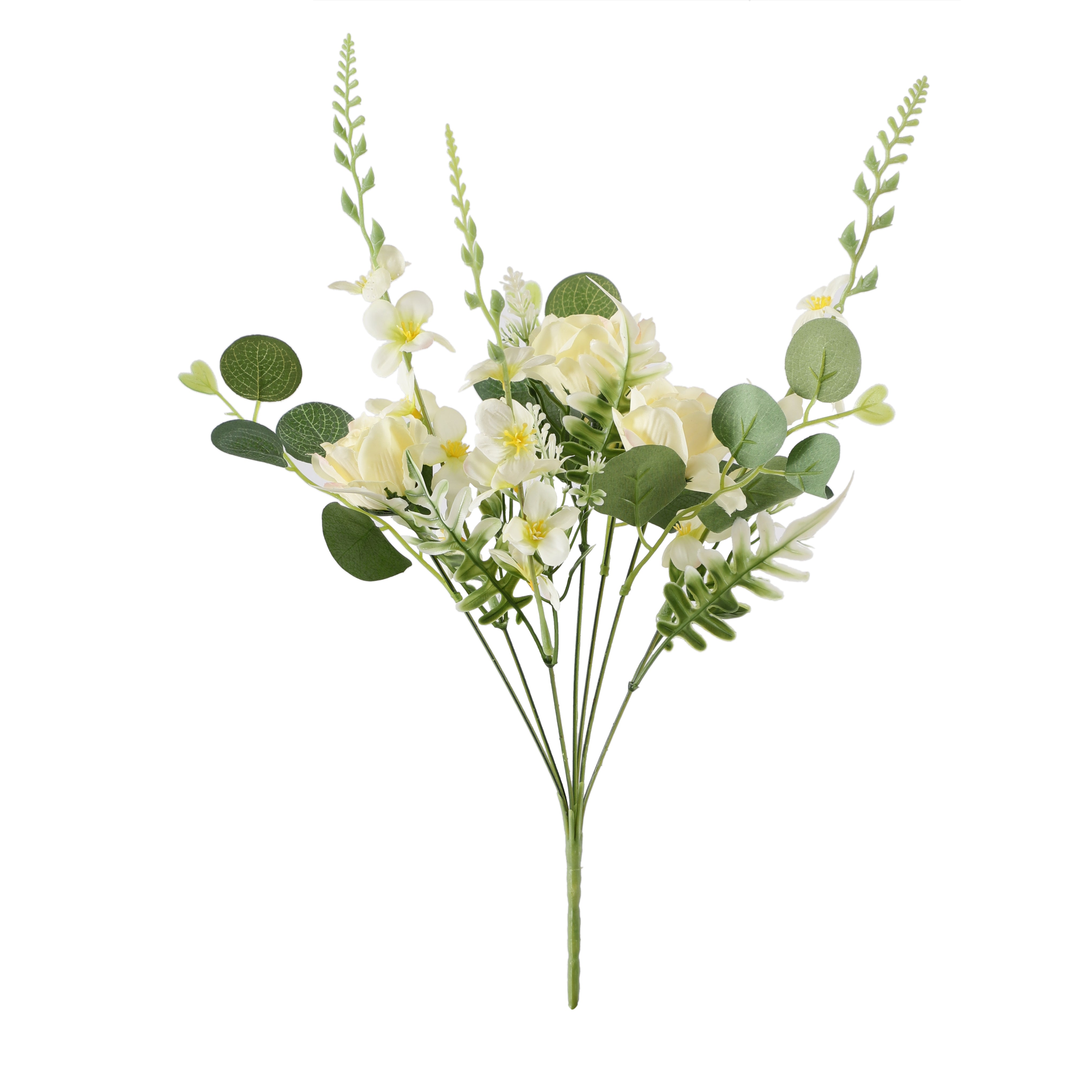 Cream Fern Rose Bunch (Single)