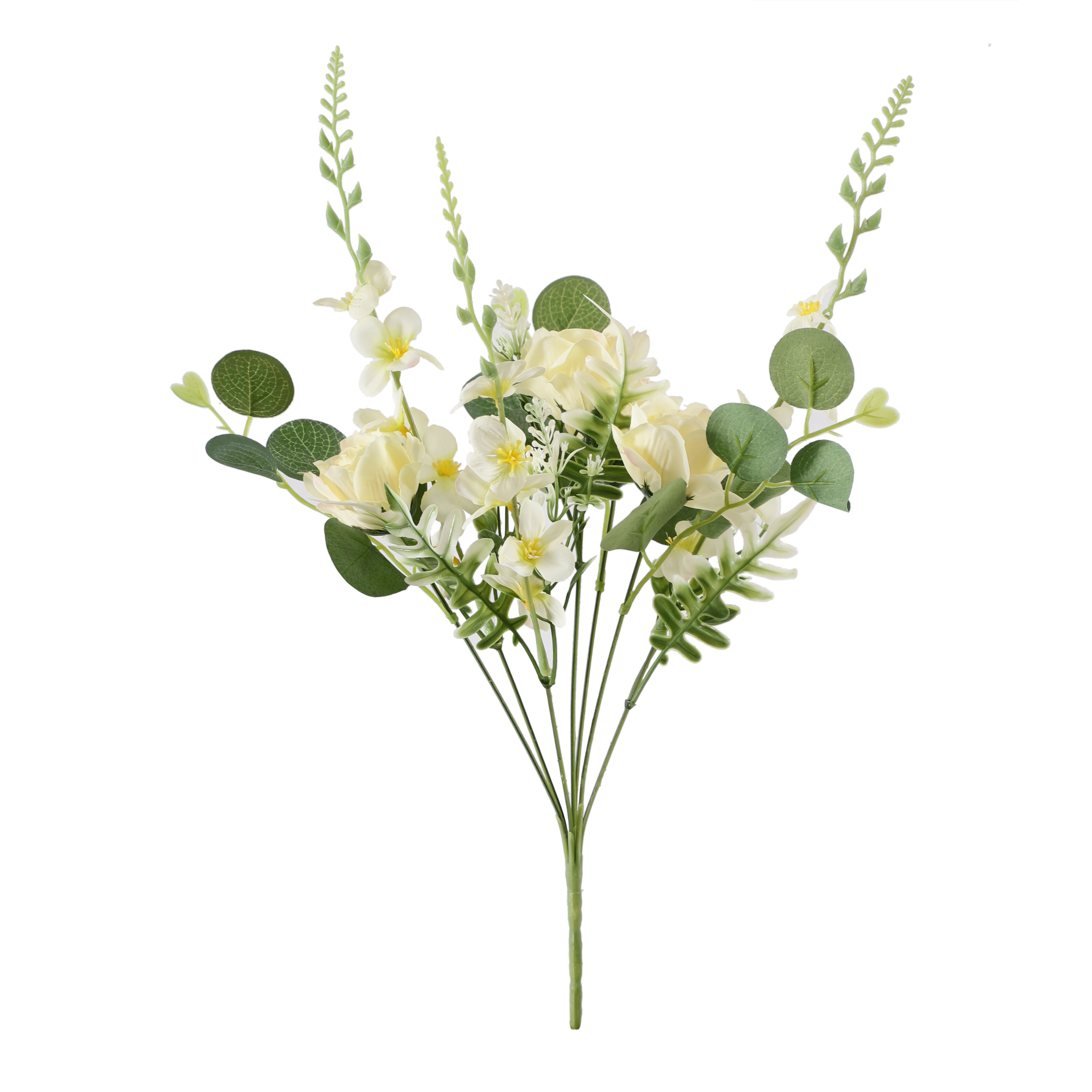 Cream Fern Rose Bunch (Single)