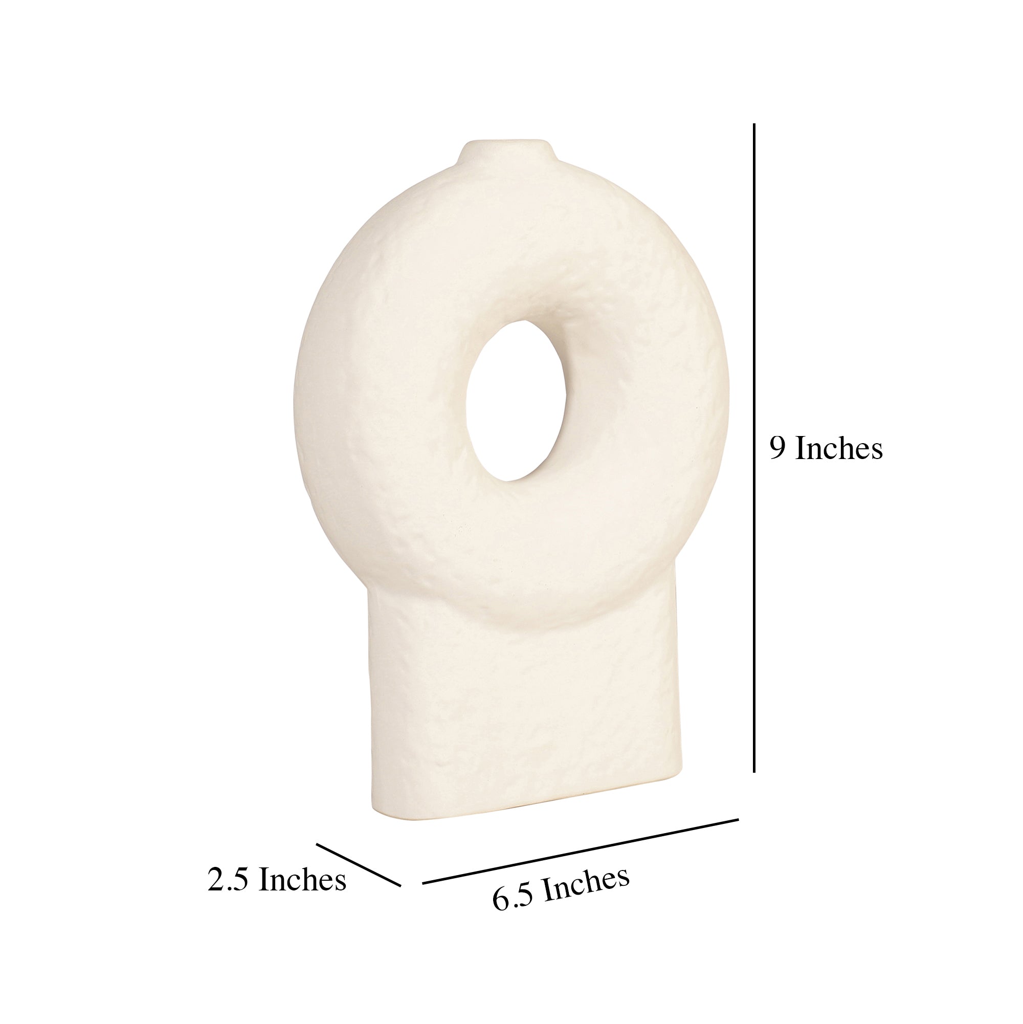 Ceramic Donut Vase (Medium)