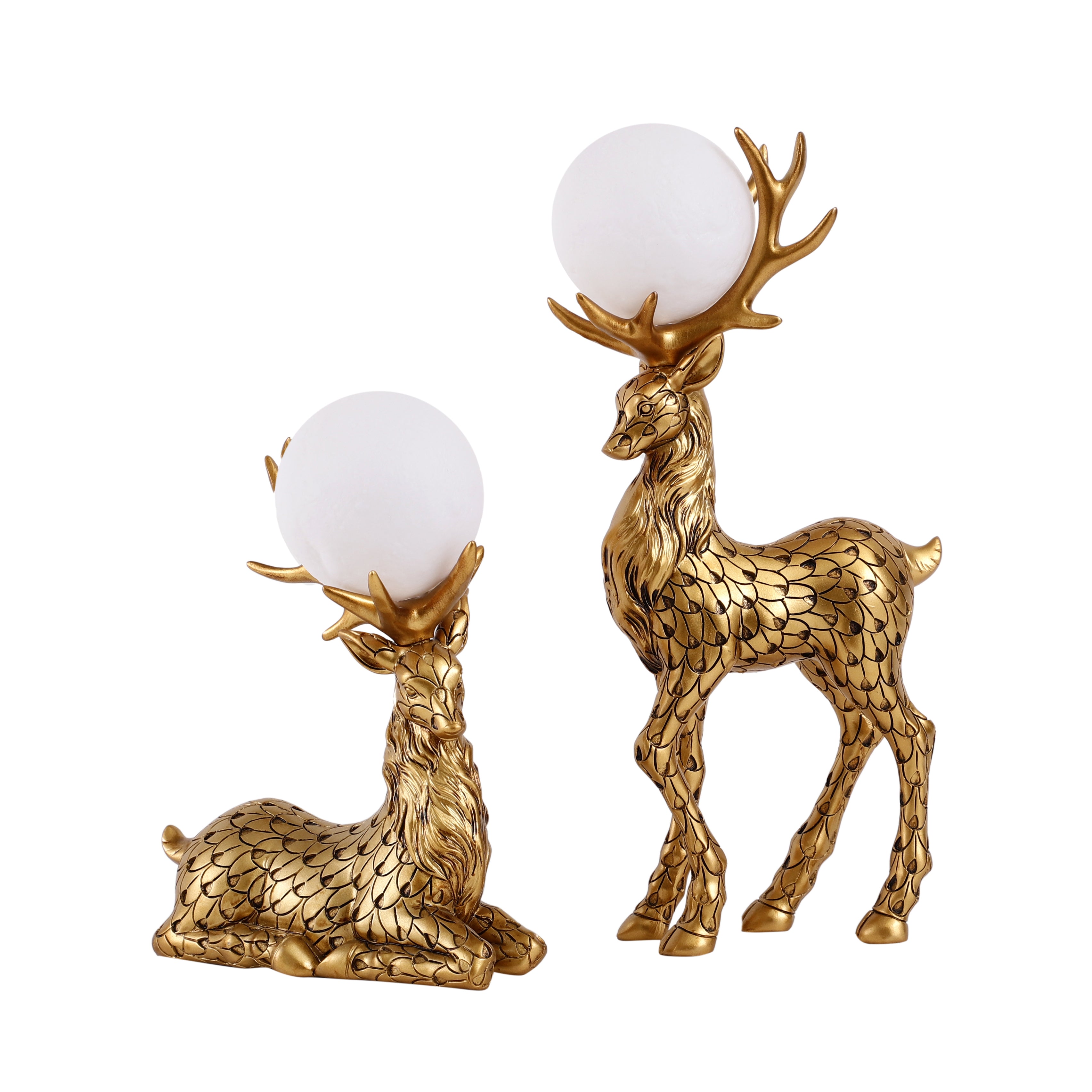 Gold Stags (Set of 2)