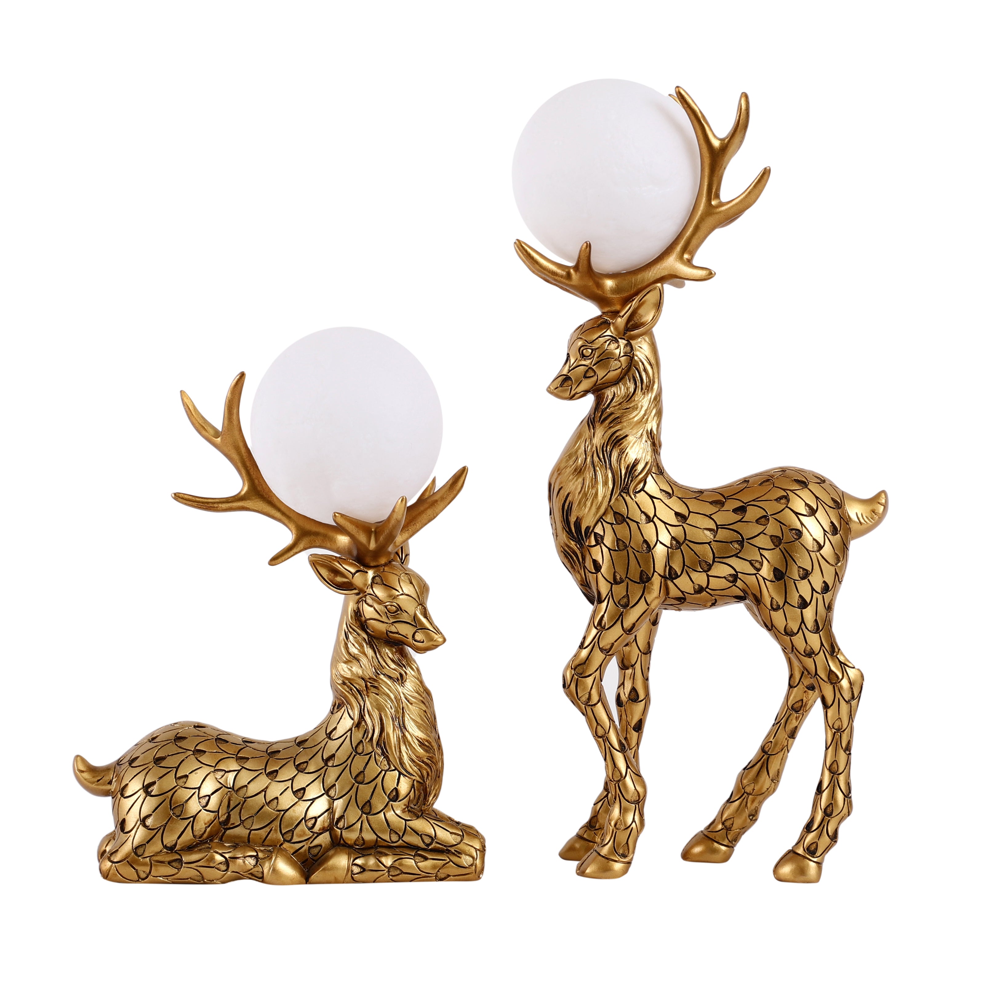 Gold Stags (Set of 2)