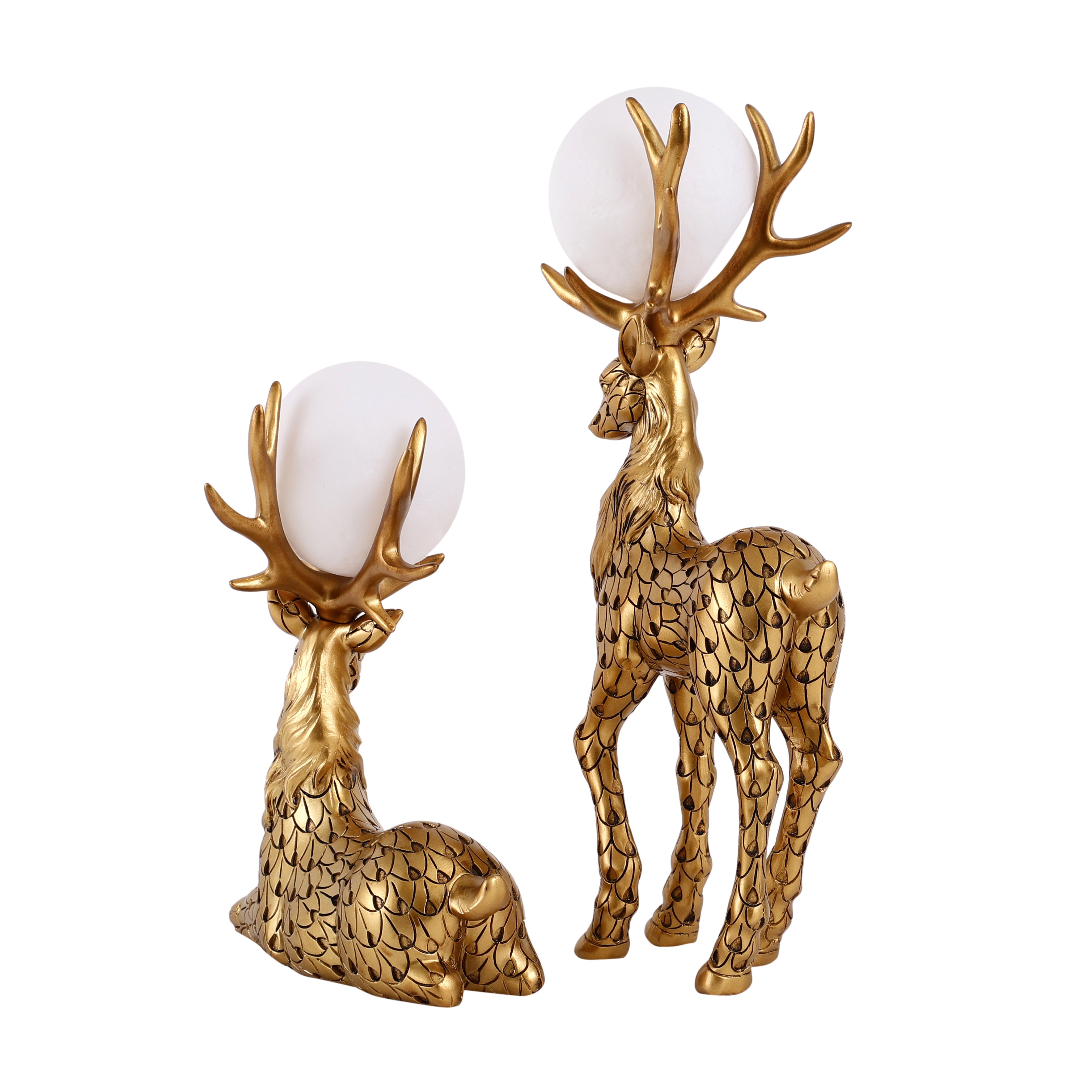 Gold Stags (Set of 2)