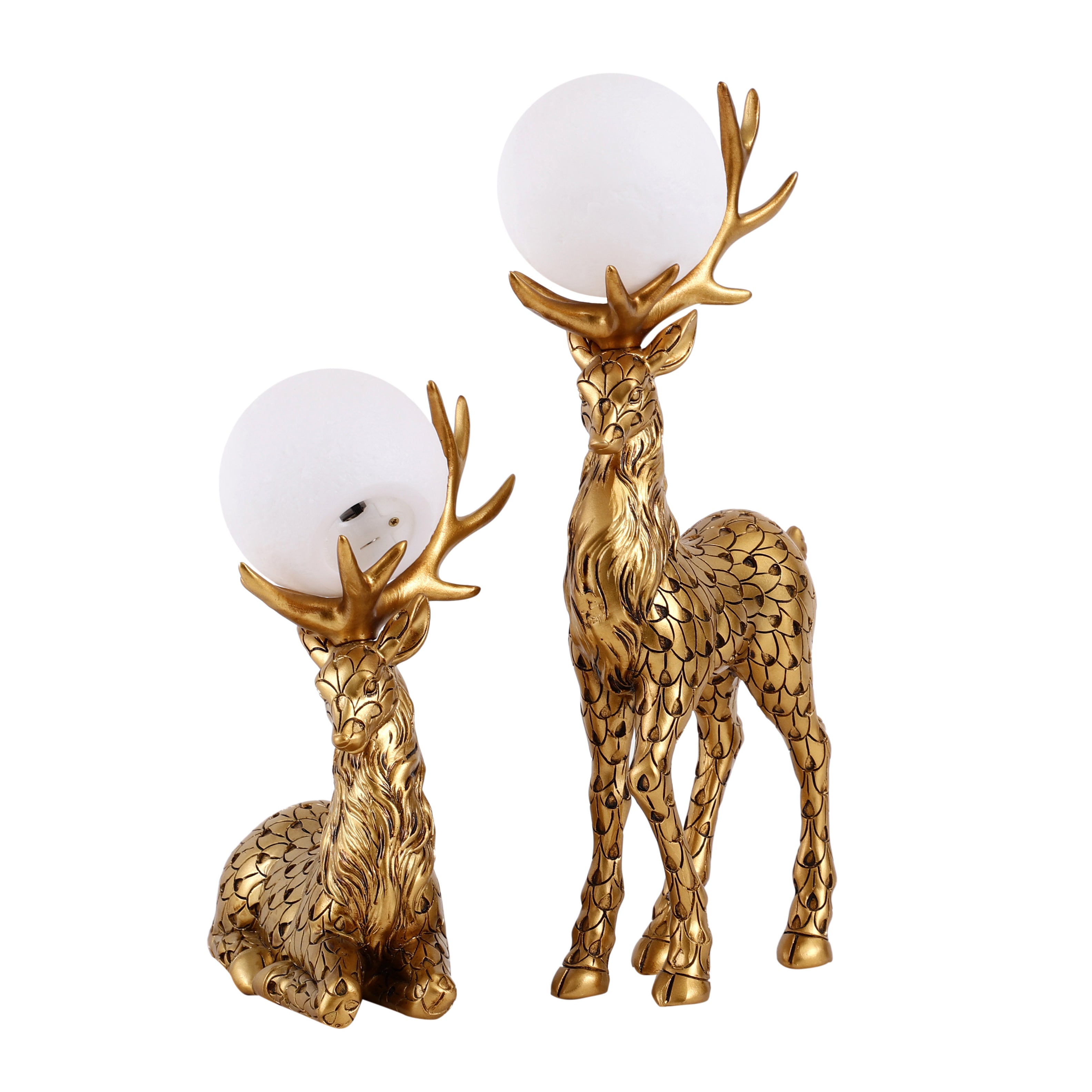 Gold Stags (Set of 2)