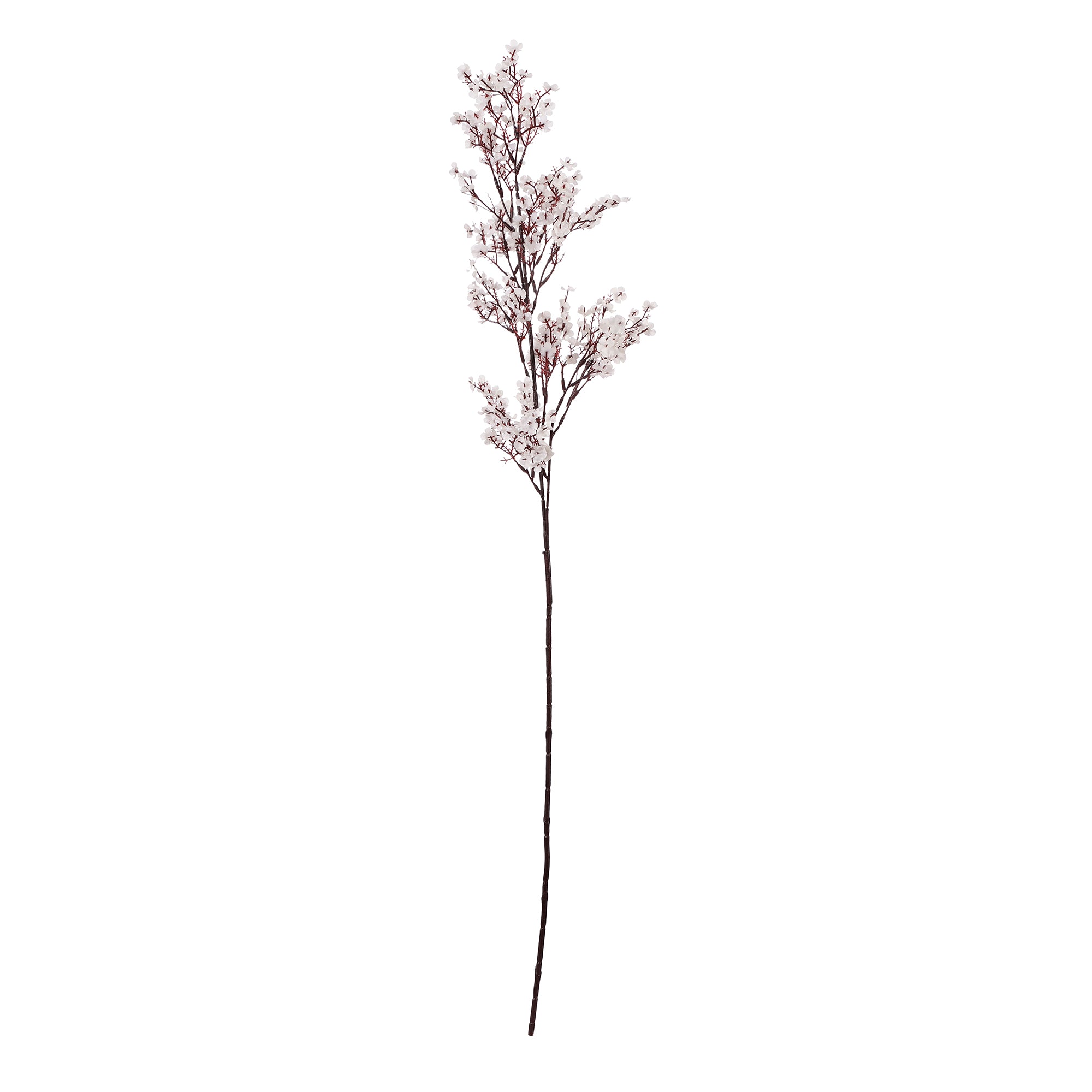 White Gypsophila Faux Flower Stick (Single)