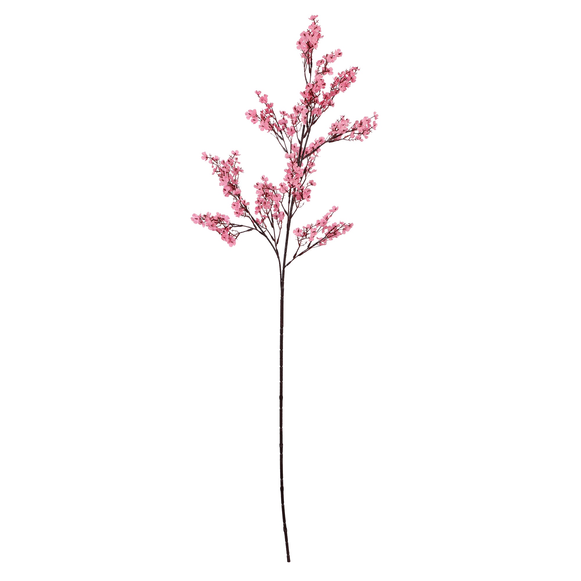 Pink Gypsophila Faux Flower Stick (Single)