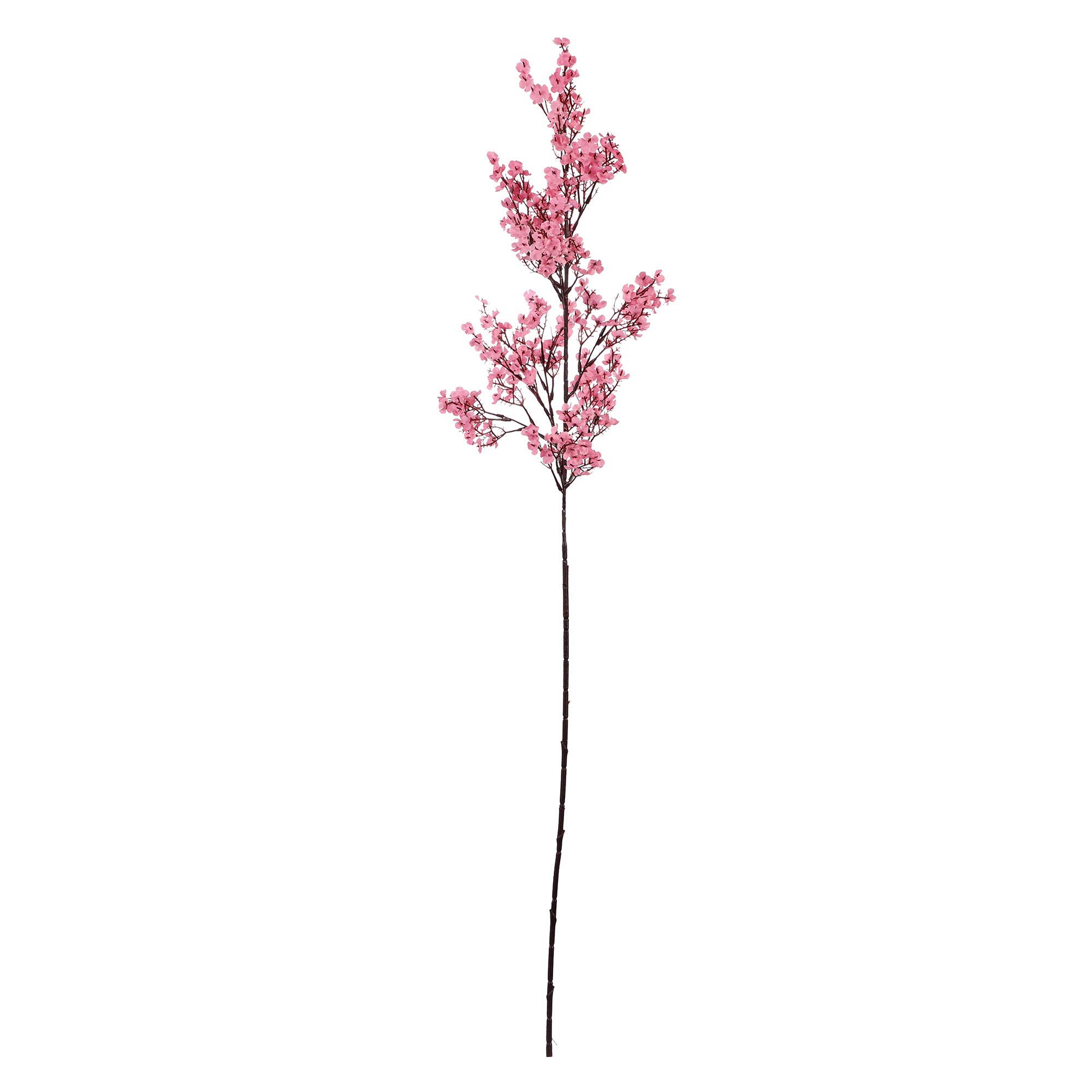 Pink Gypsophila Faux Flower Stick (Single)