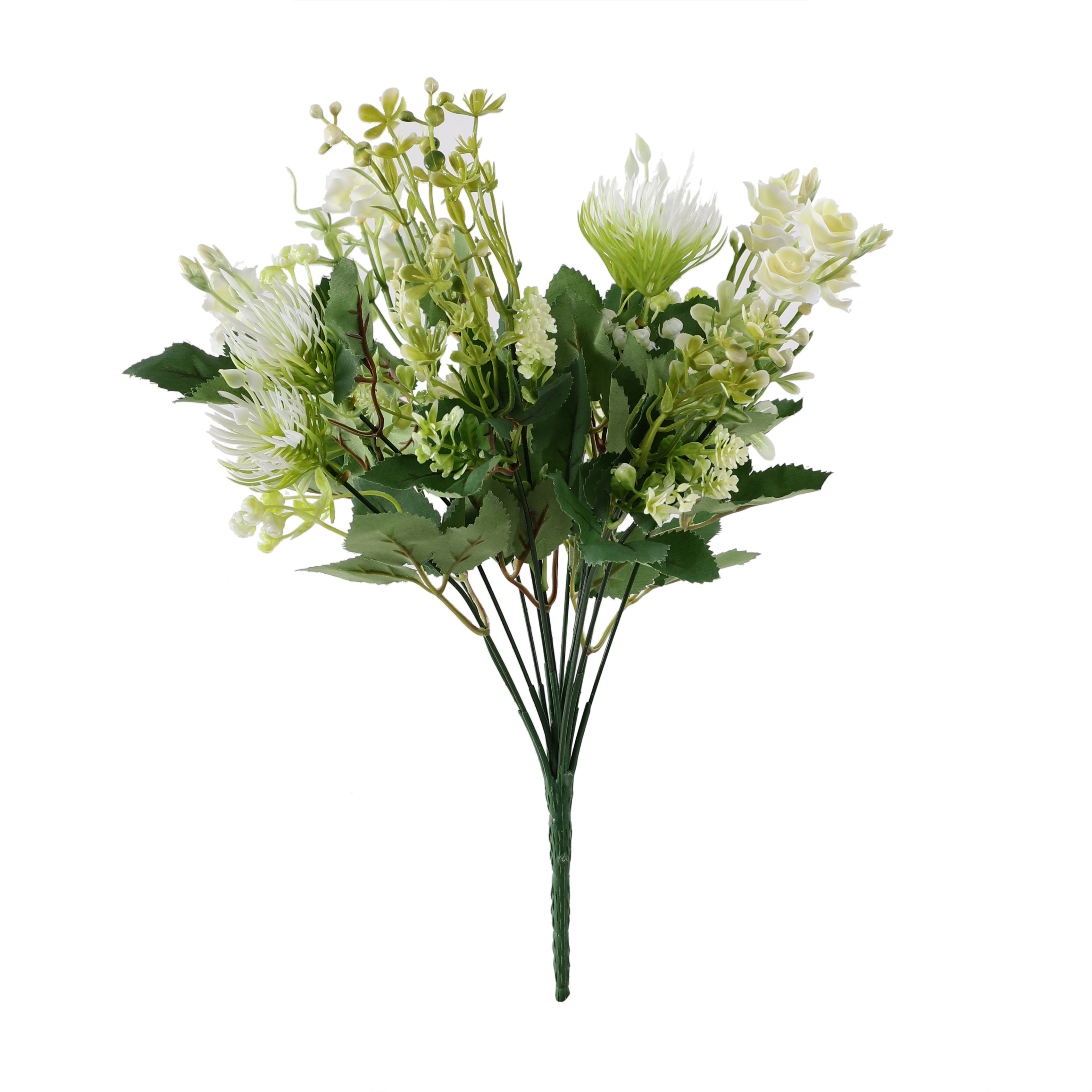 White Mini Rose Bunch (Single)