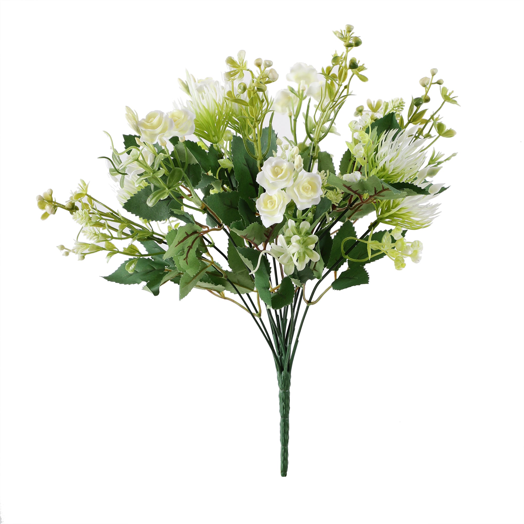 White Mini Rose Bunch (Single)