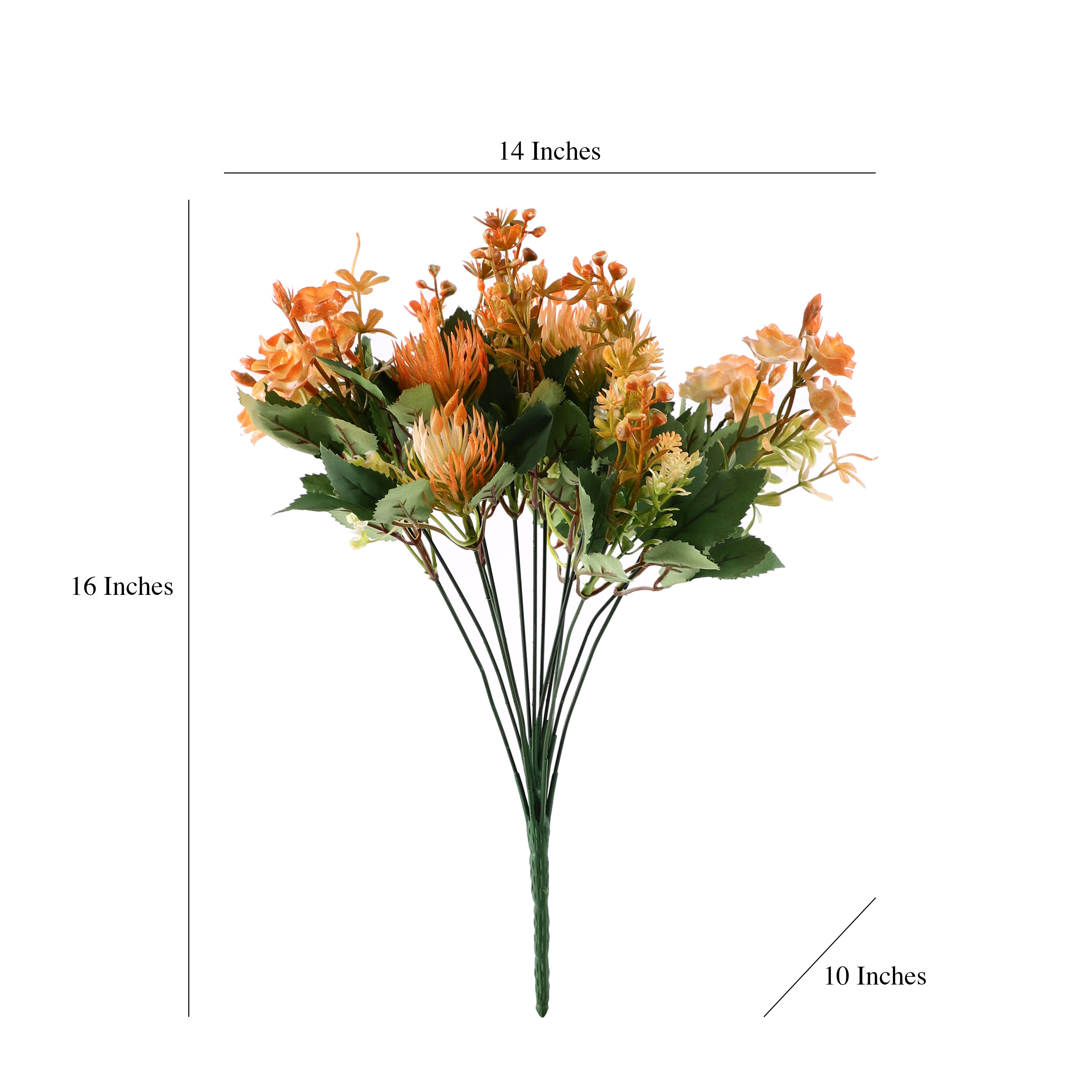 Peach Mini Rose Bunch (Single)