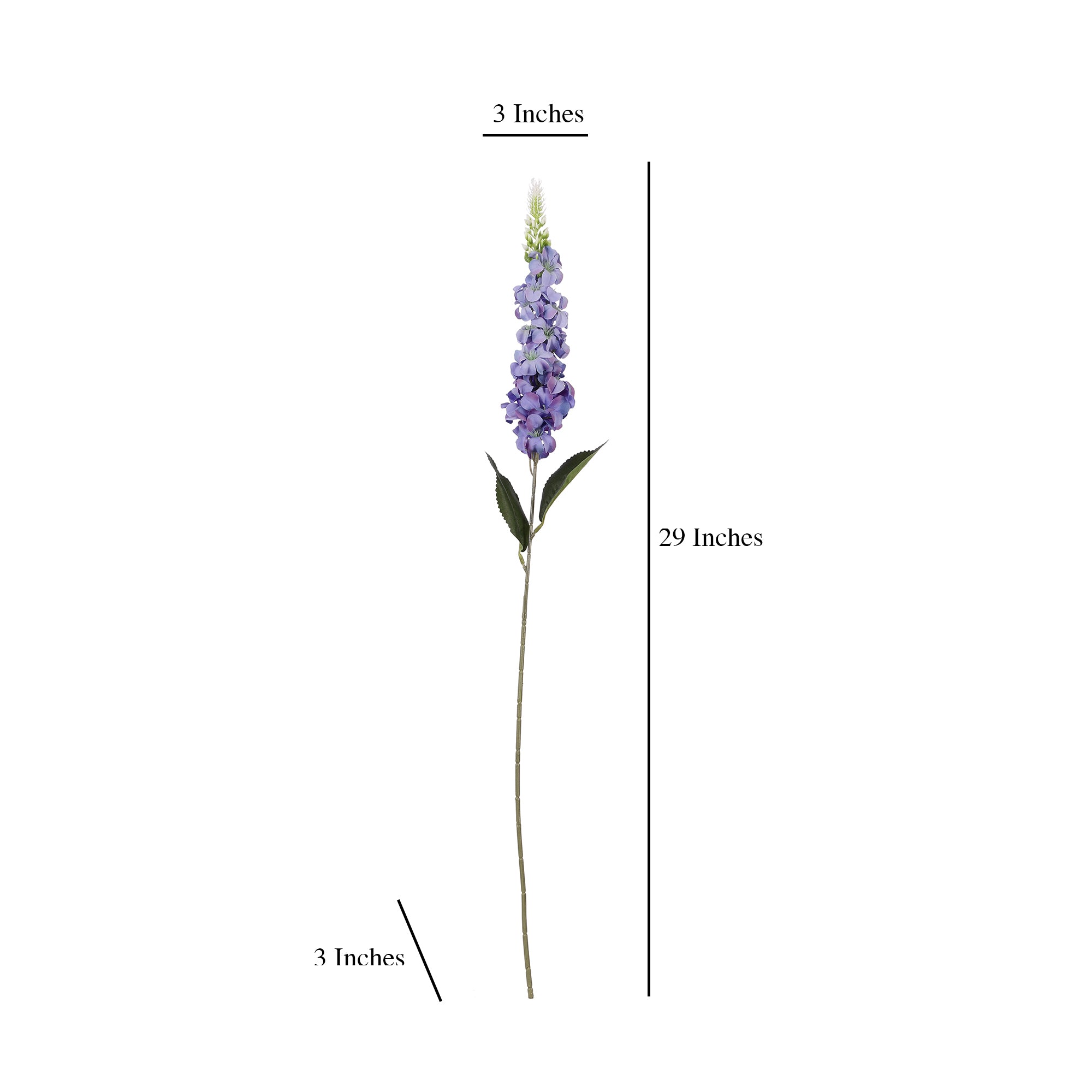Purple Delphinium Faux Flower Stick (Single)