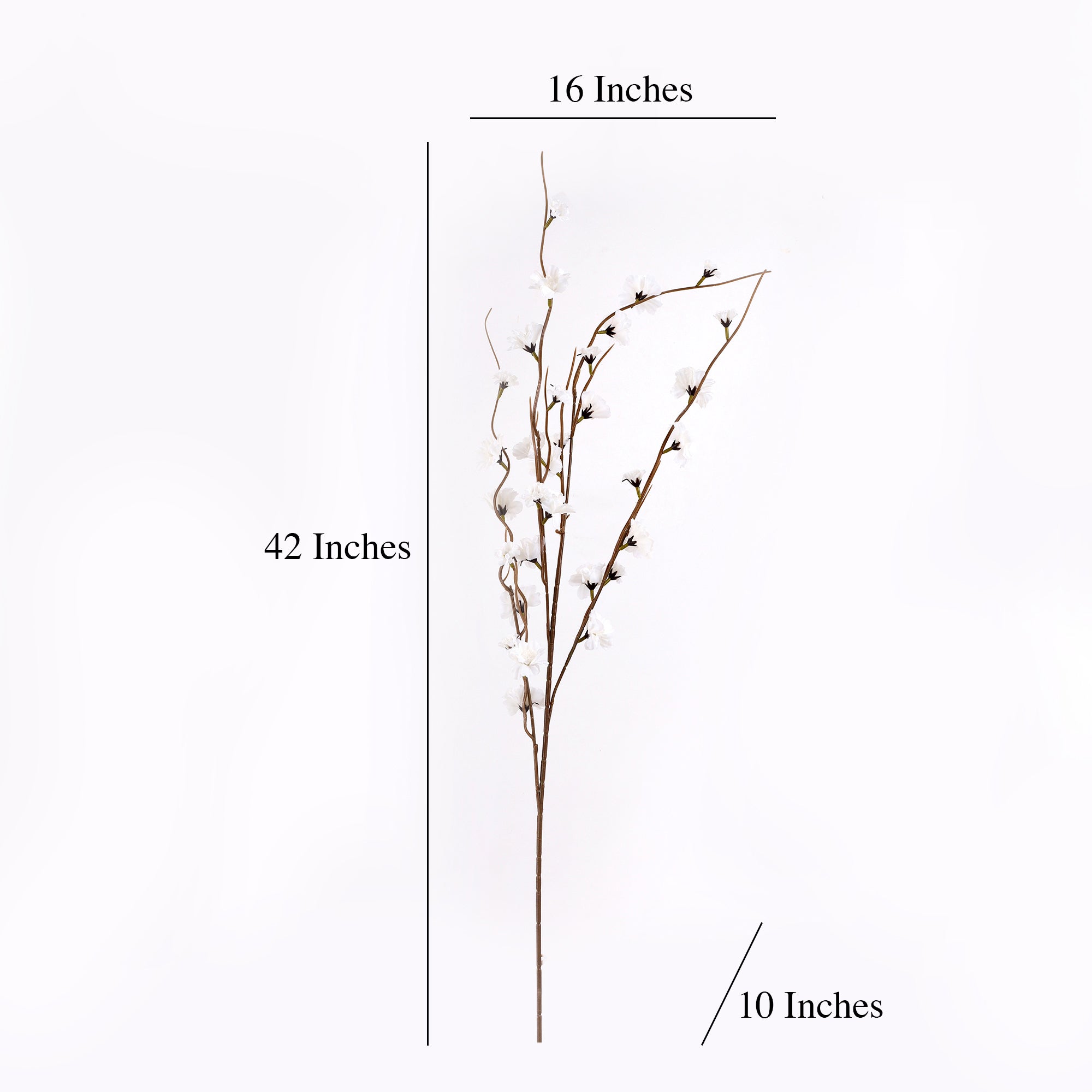 Delicate White Cherry Blossom Stick (Single)