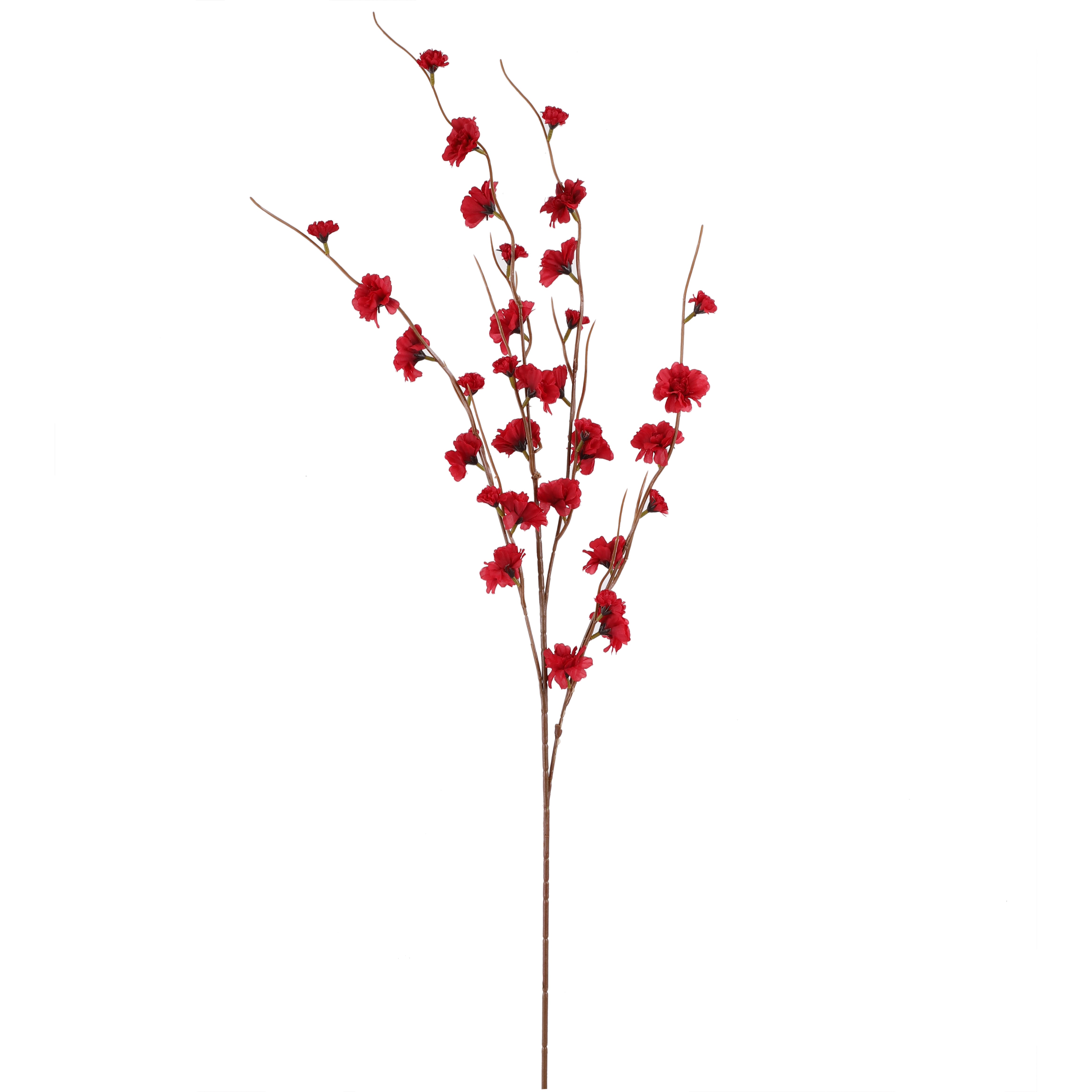 Delicate Red Cherry Blossom Stick (Single)