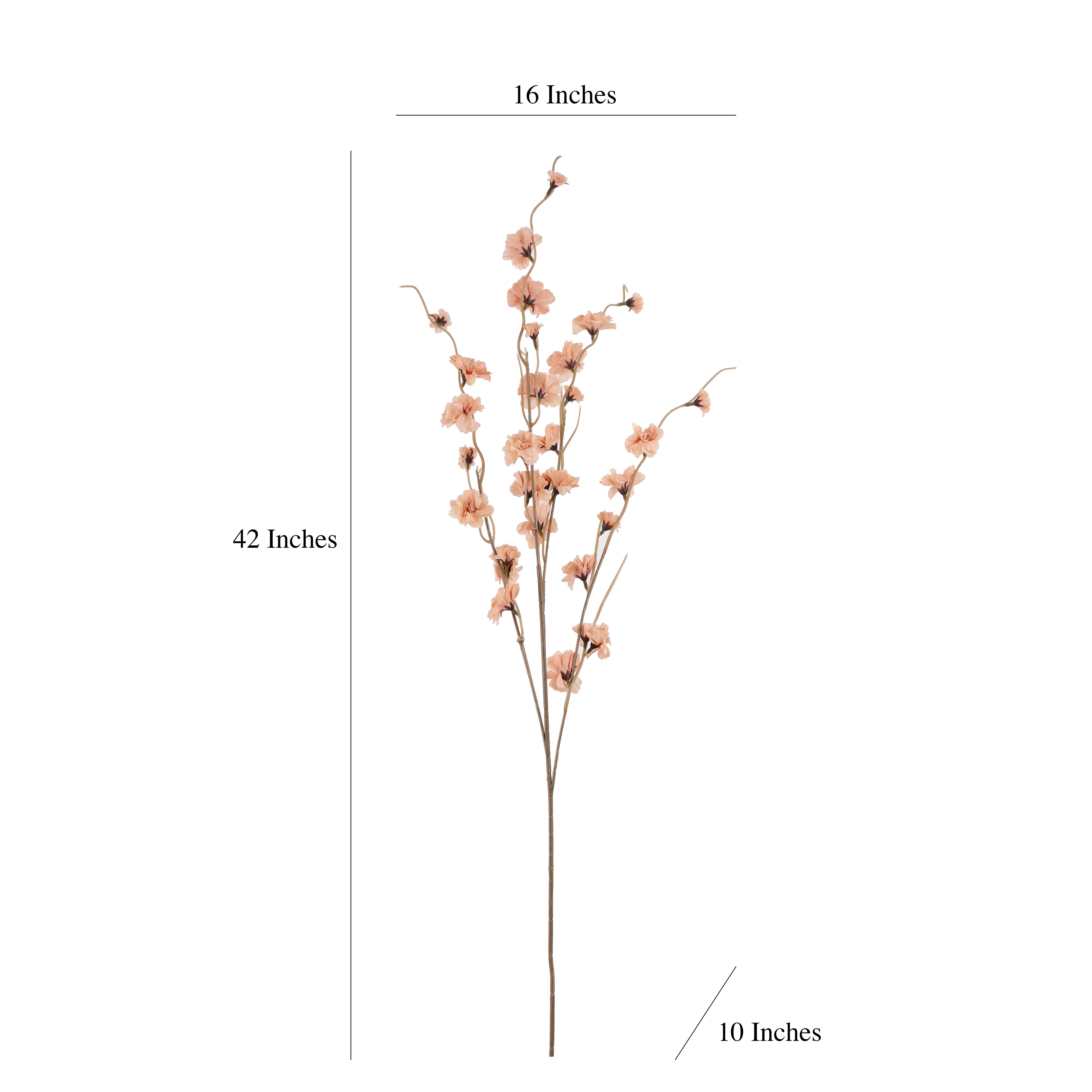 Delicate Peach Cherry Blossom Stick (Single)