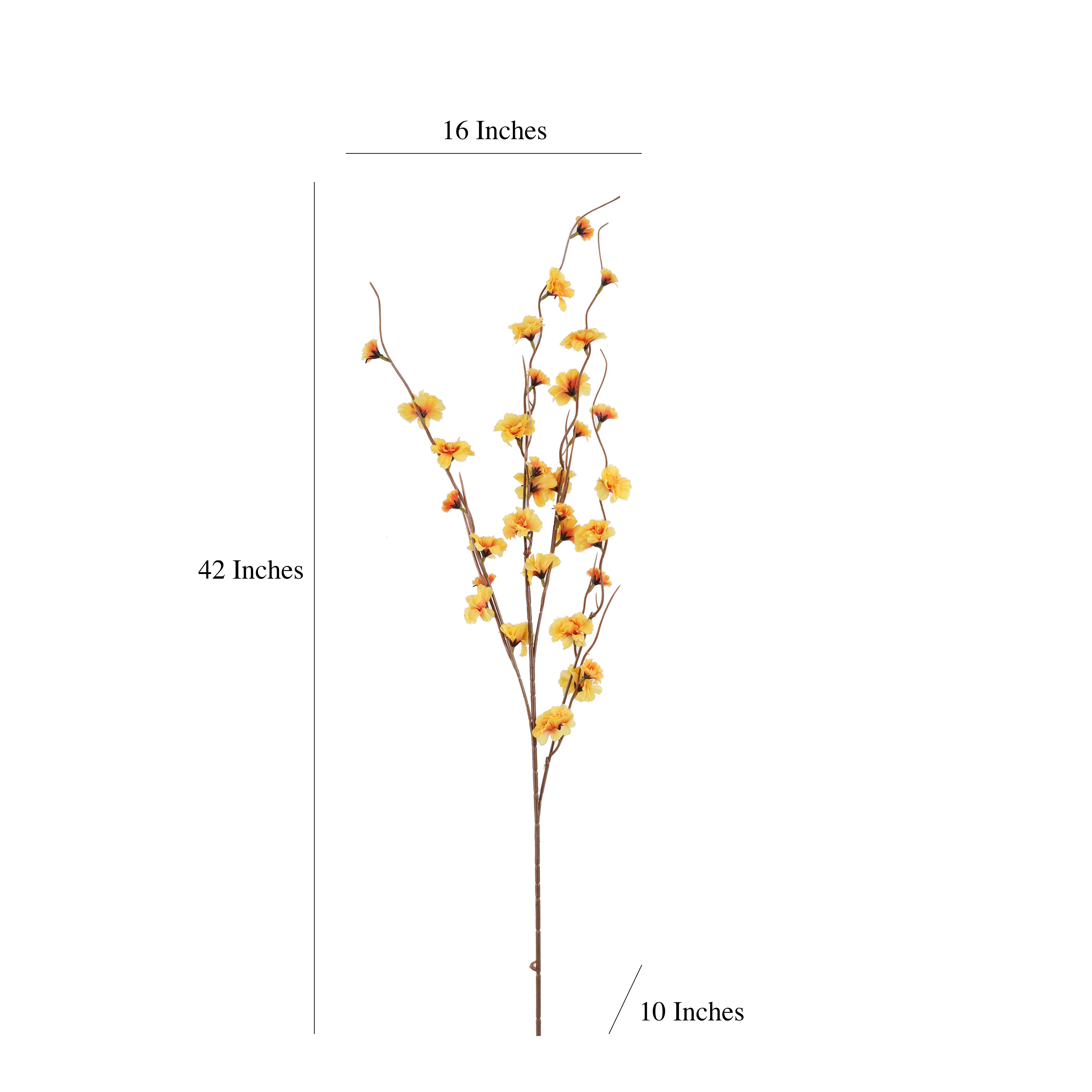 Delicate Yellow Cherry Blossom Stick (Single)