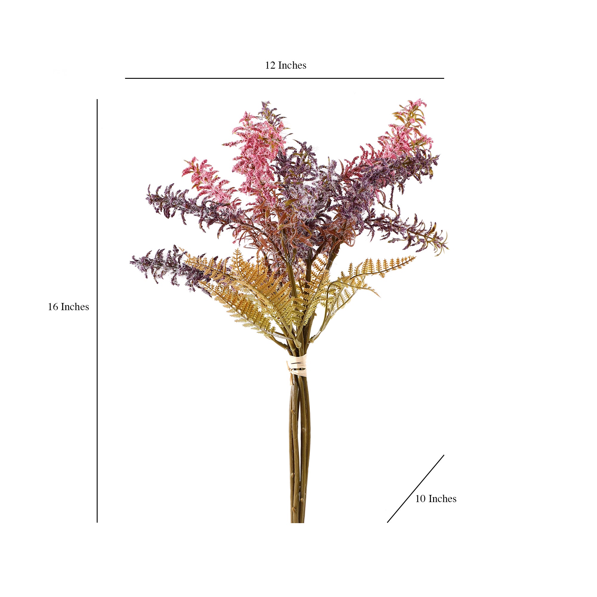 Purple Feather Fern Bunch (Single)