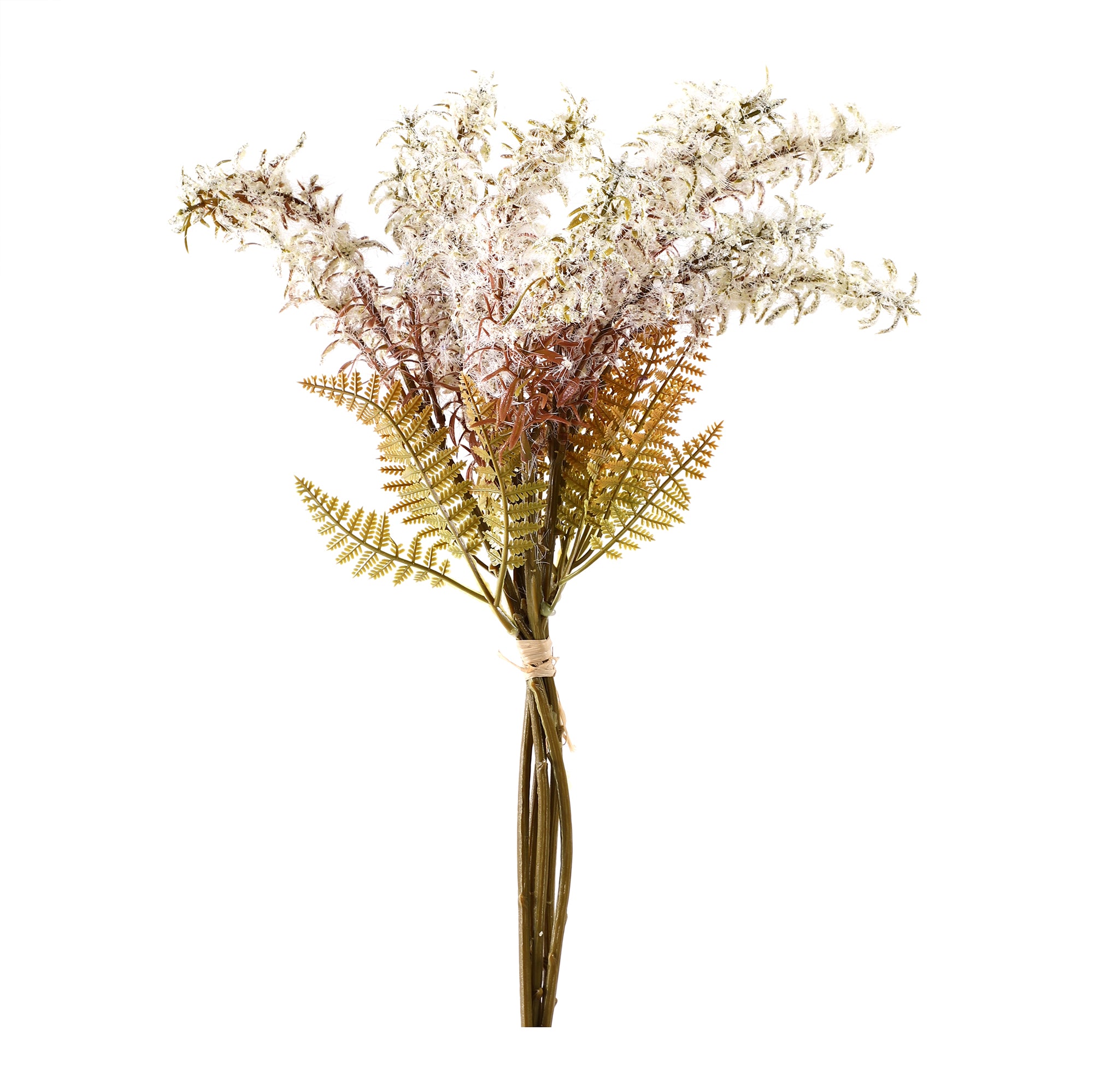 Cream Feather Fern Bunch (Single)