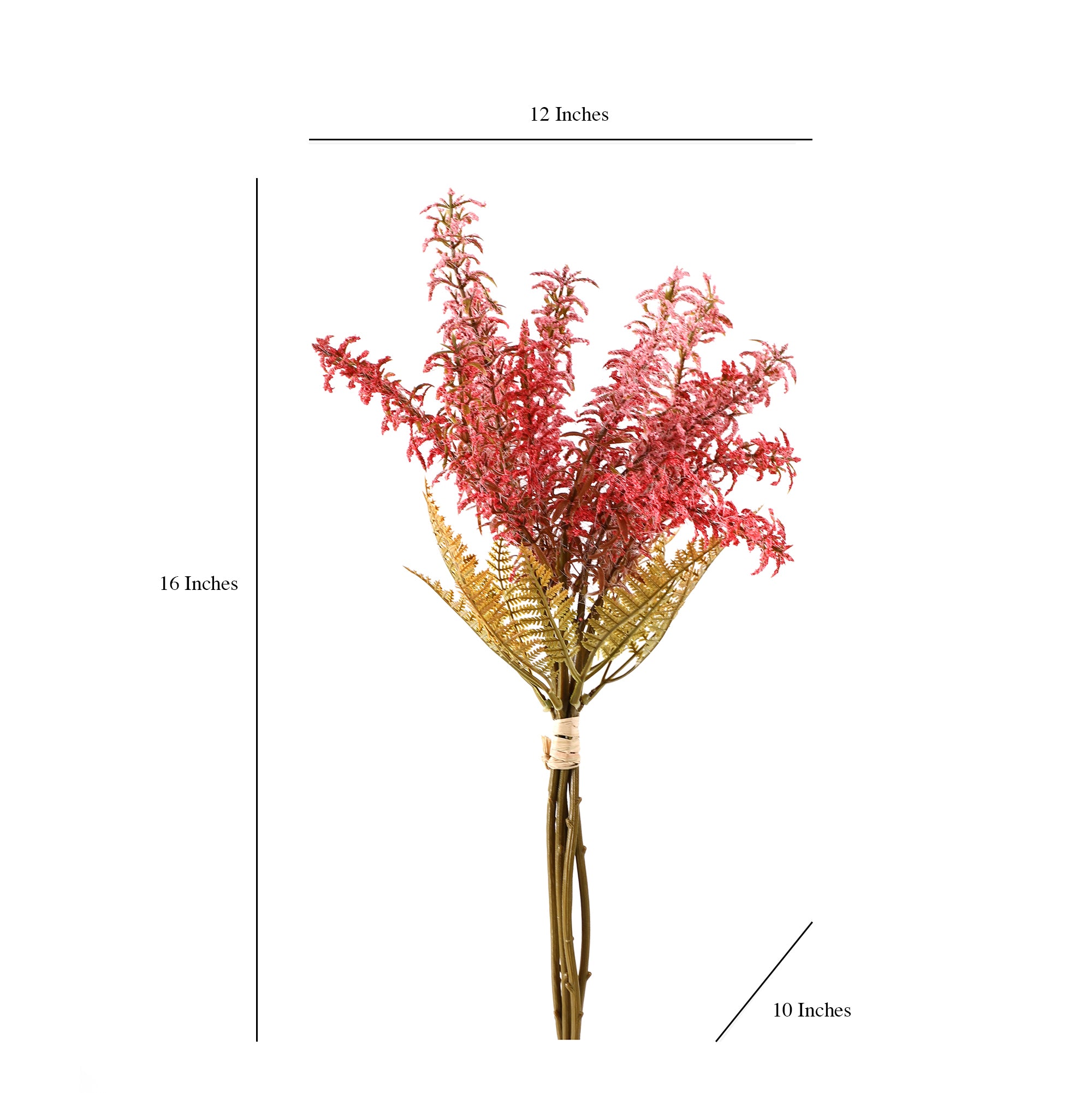 Pink Feather Fern Bunch (Single)