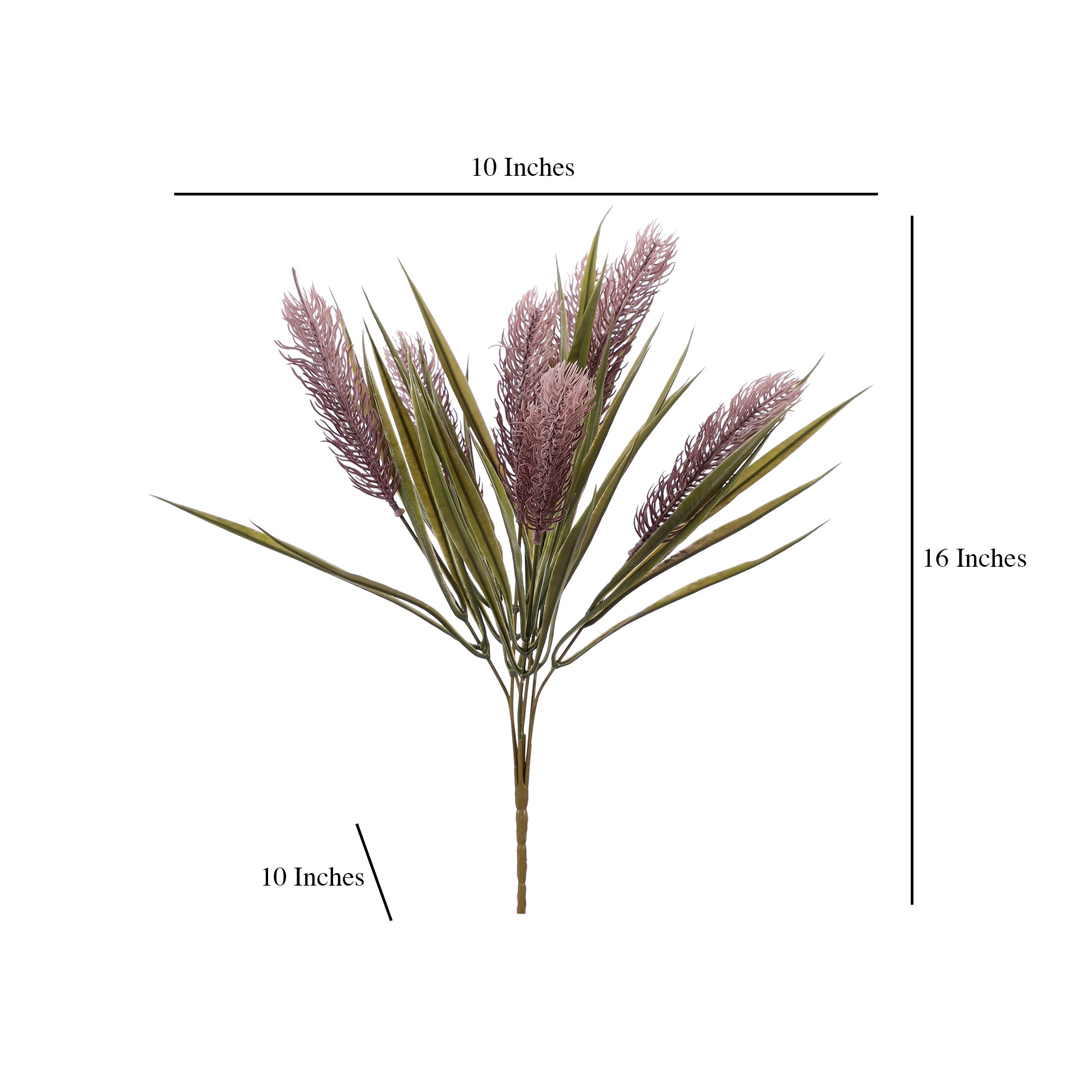 Mauve Pampas Grass Faux Flower (Single)