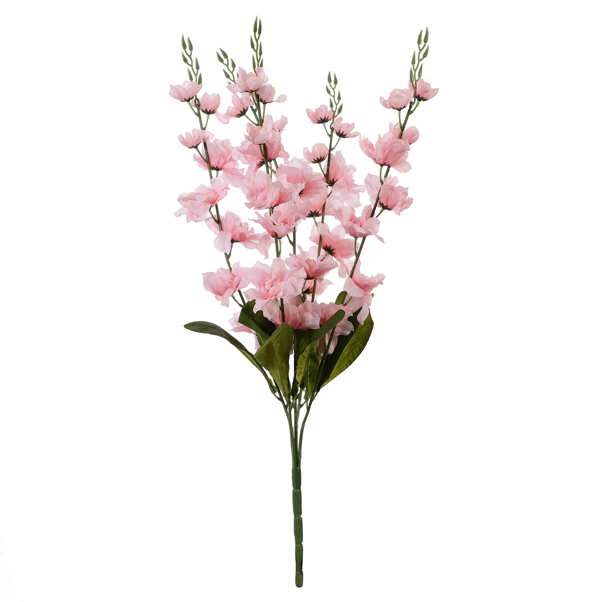 Pink Gladiolus Faux Flower Stick (Single)