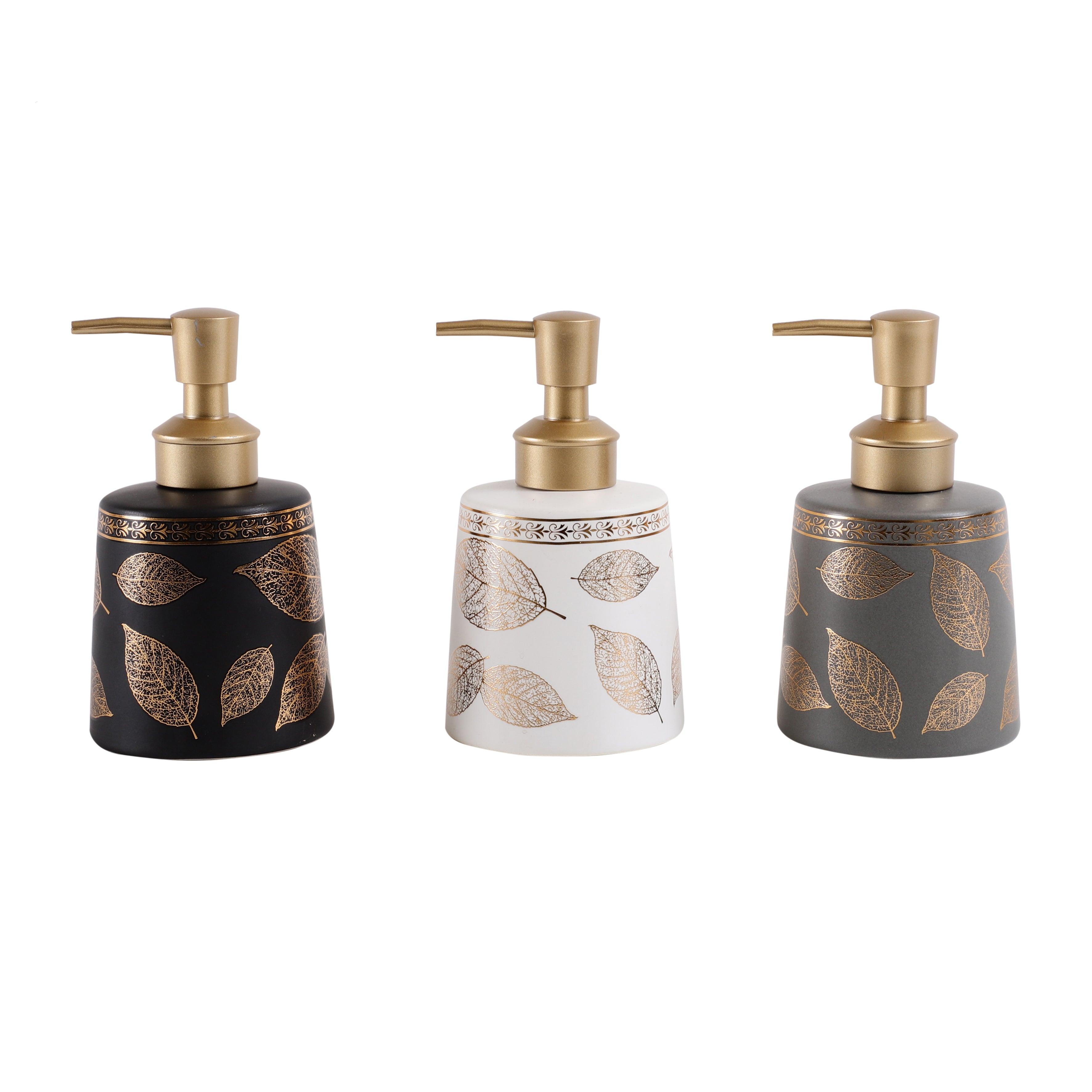 Filigree Gold Leaf Pattern Soap Dispenser (Single)