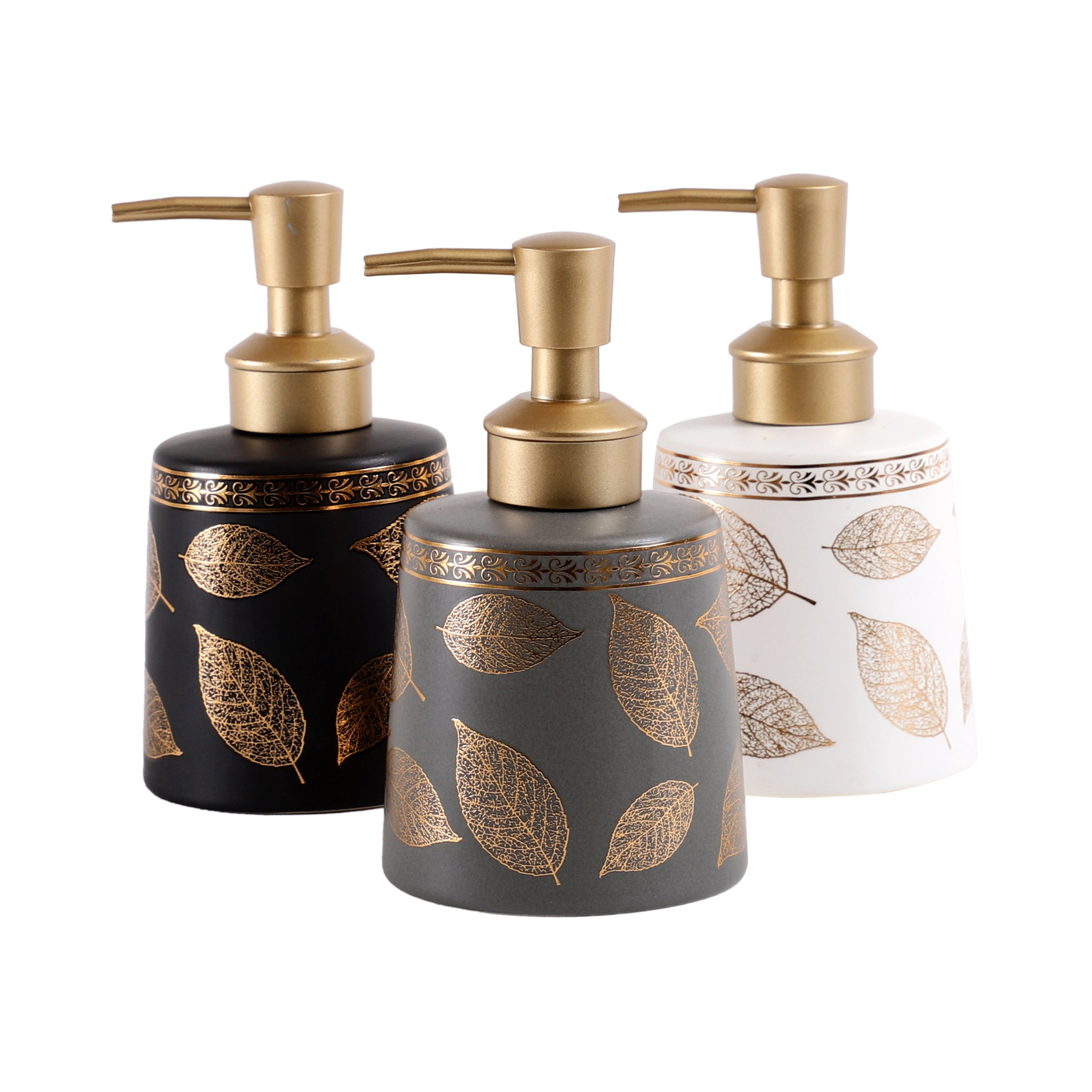 Filigree Gold Leaf Pattern Soap Dispenser (Single)