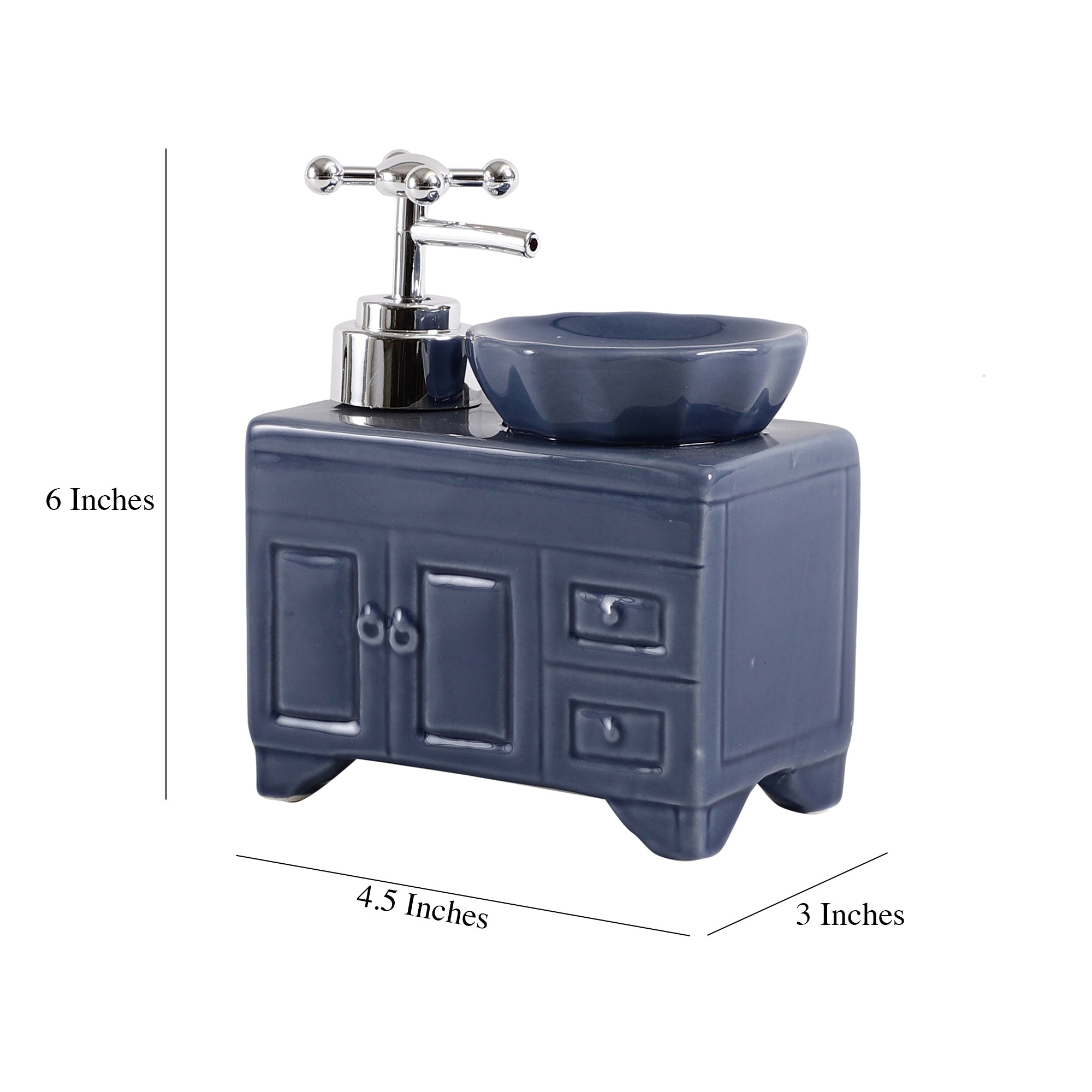 Basin Cabinet Shaped Soap Dispenser (Single)