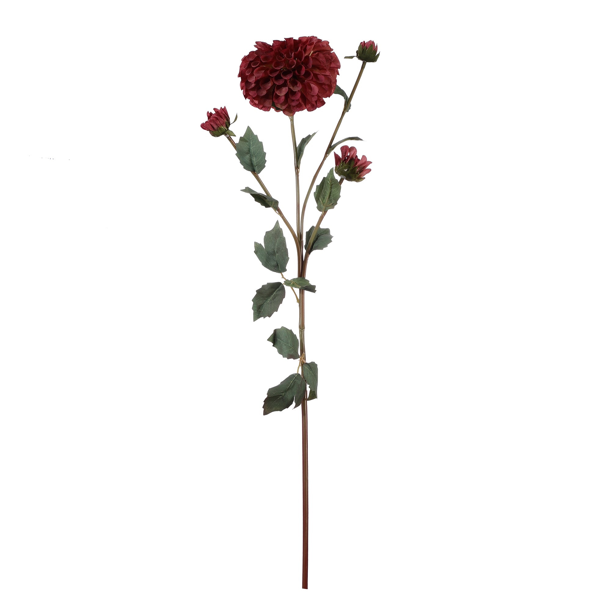 Mauve Dahlia Faux Flower Stick (Single)