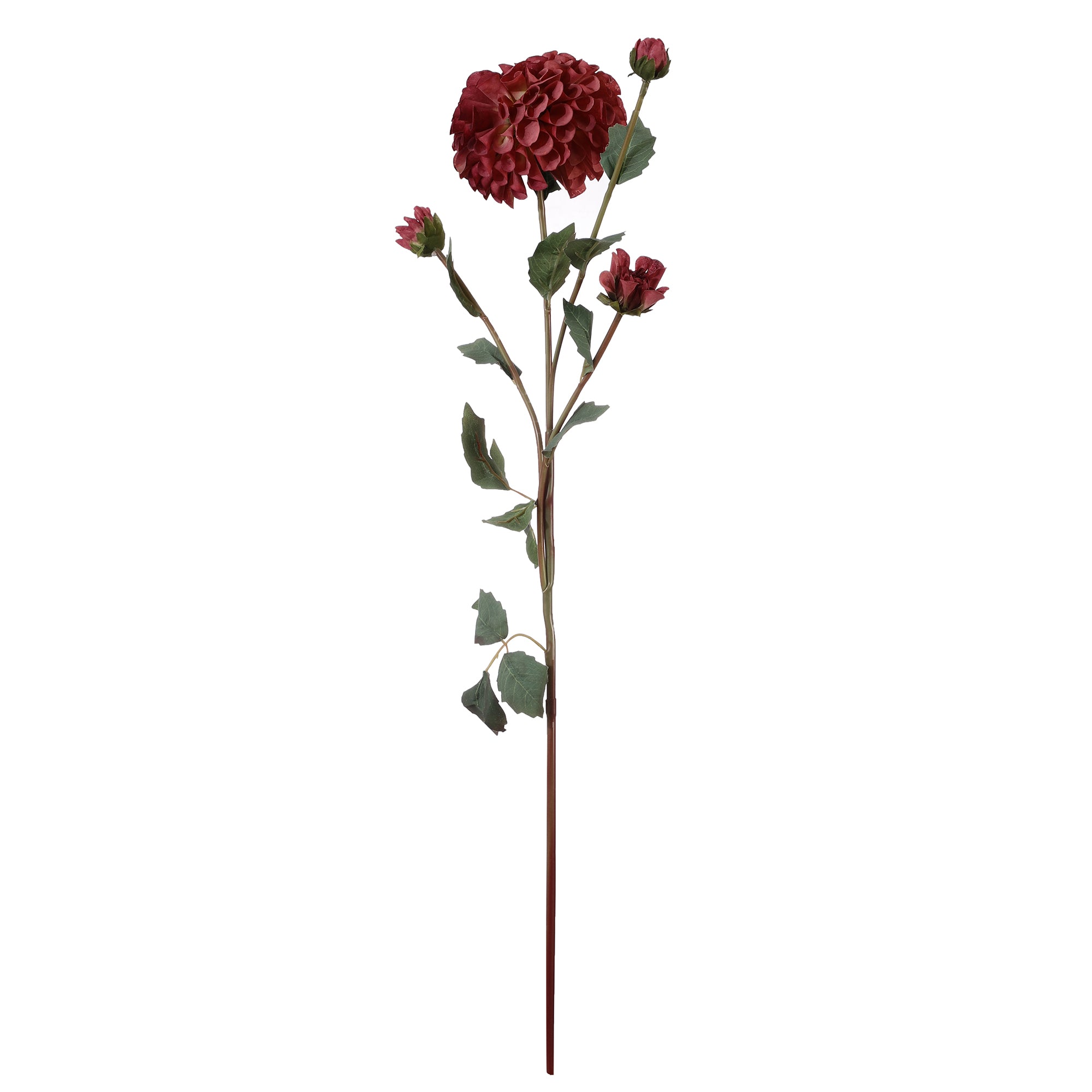 Mauve Dahlia Faux Flower Stick (Single)