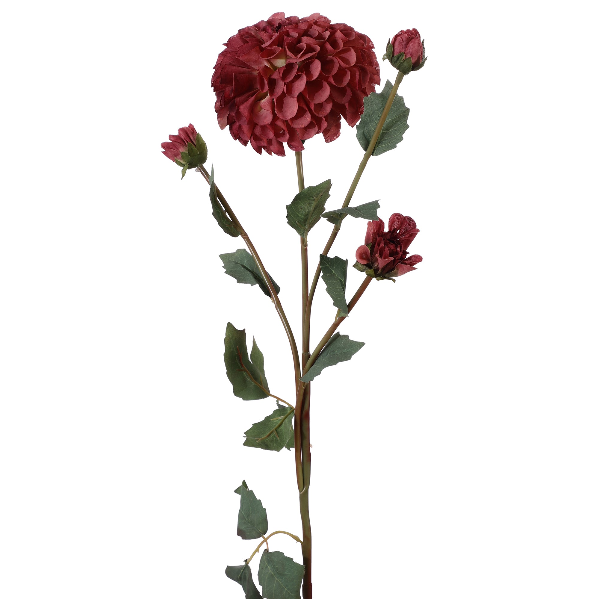 Mauve Dahlia Faux Flower Stick (Single)