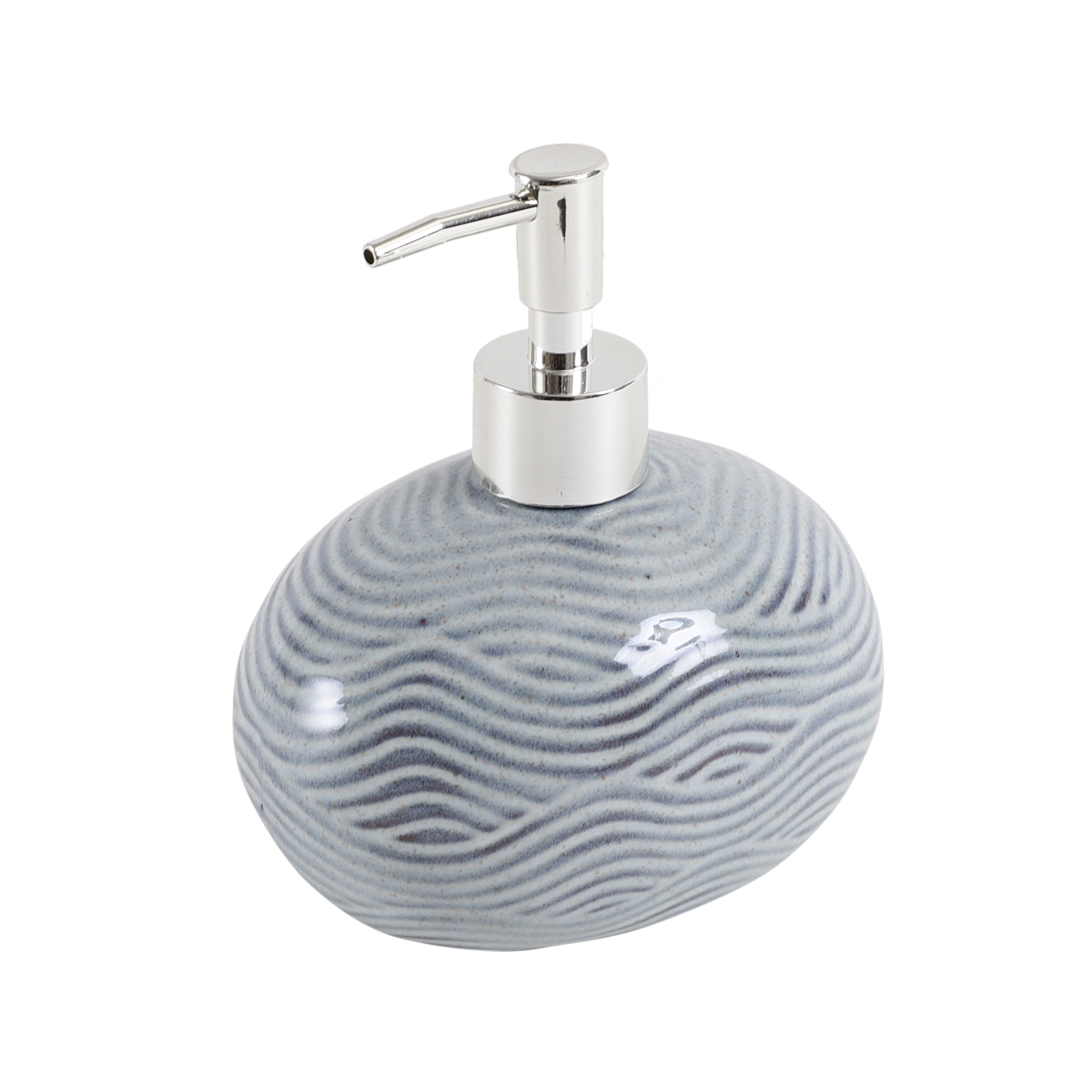 Groovy Oval Ceramic Soap Dispenser (Single)