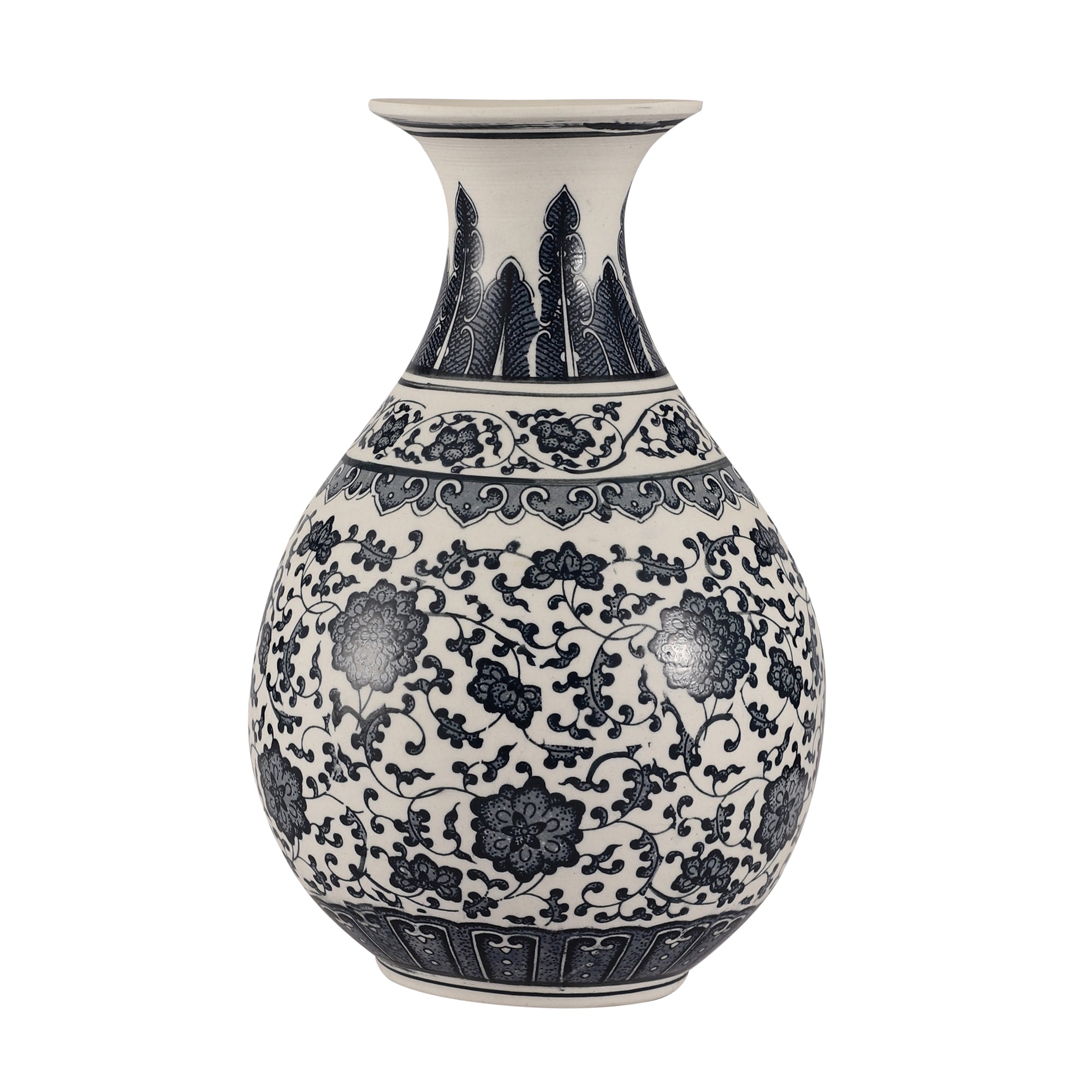 Gloriosa Blue Pottery Ceramic Vase