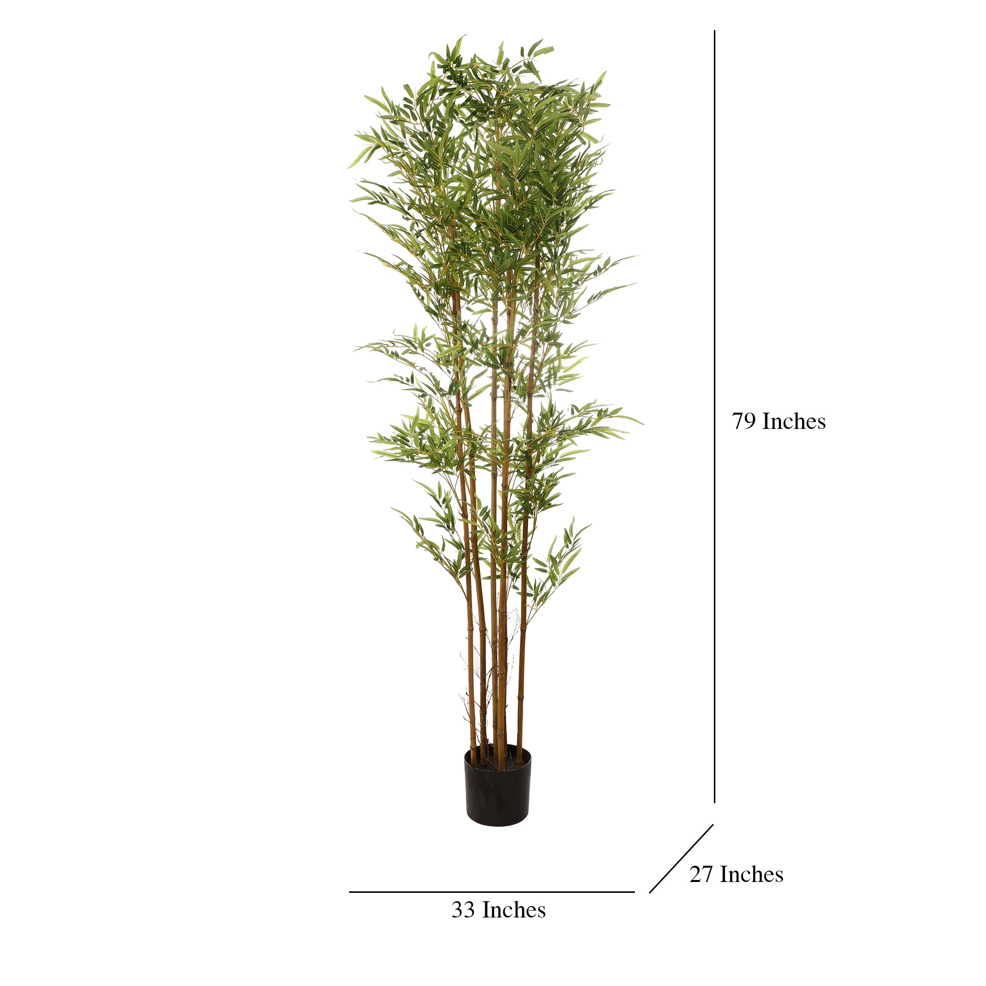 Green Bamboo Faux Plant (Tall)